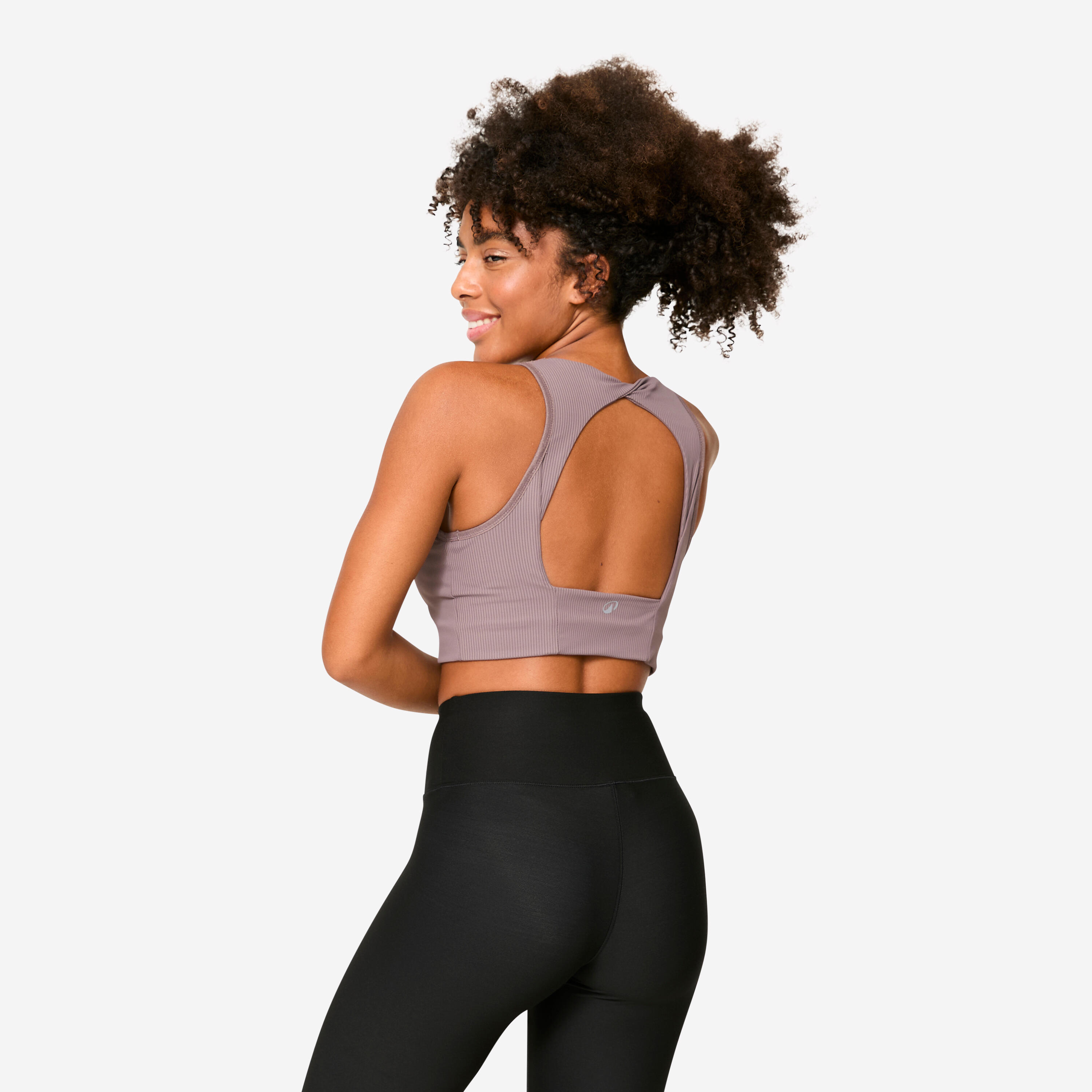 Stanik sportowy Decathlon crop top