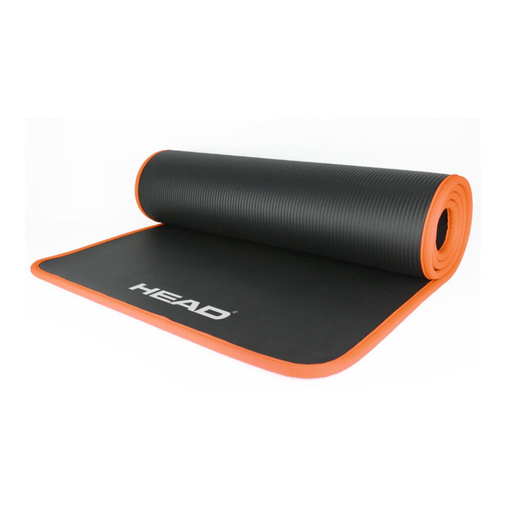 Mata fitness i do jogi antypoślizgowa HEAD z NBR 180x78 cm – grubość 10 mm