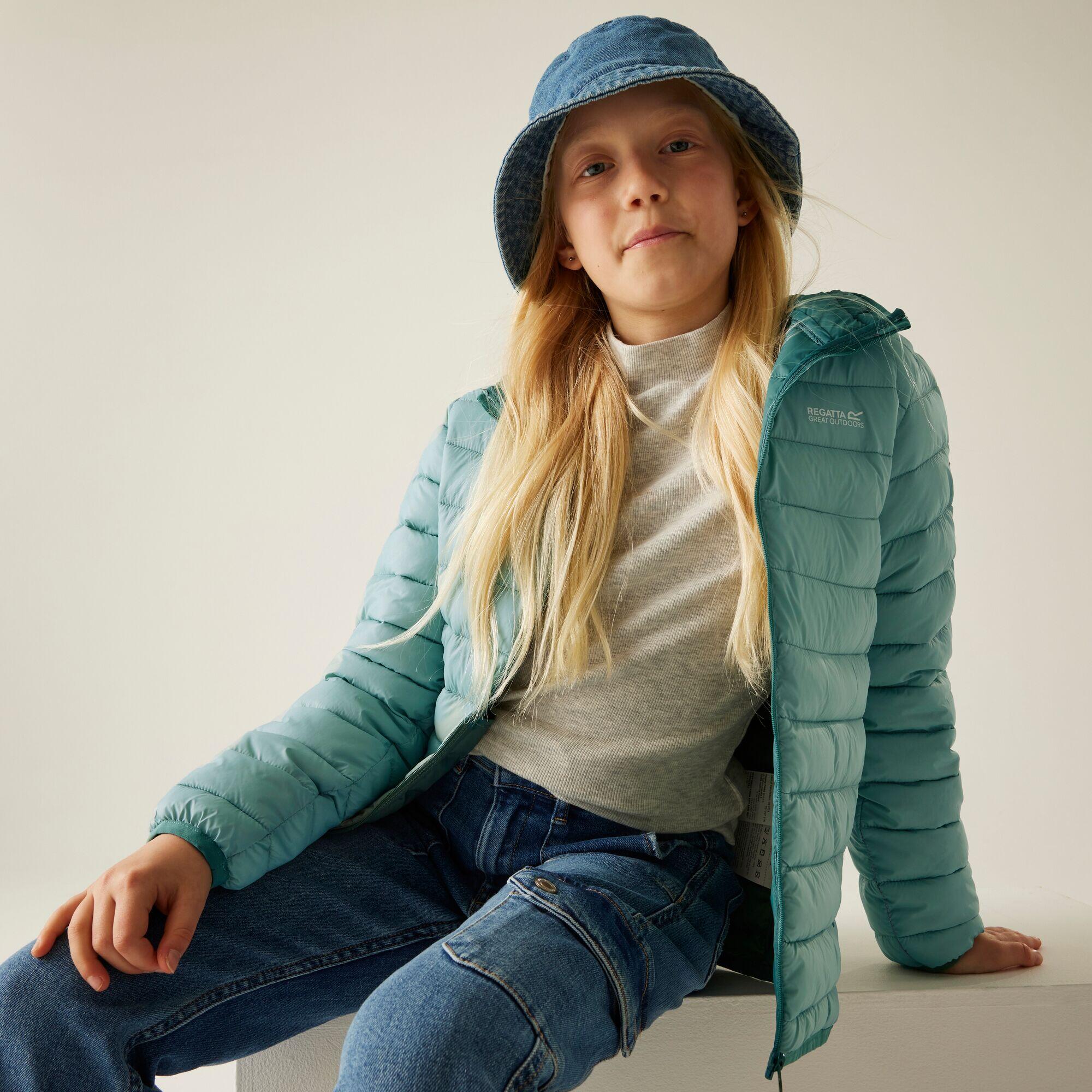 Marizion Kids Water Repellent Active Hooded Baffled Jacket Jacket