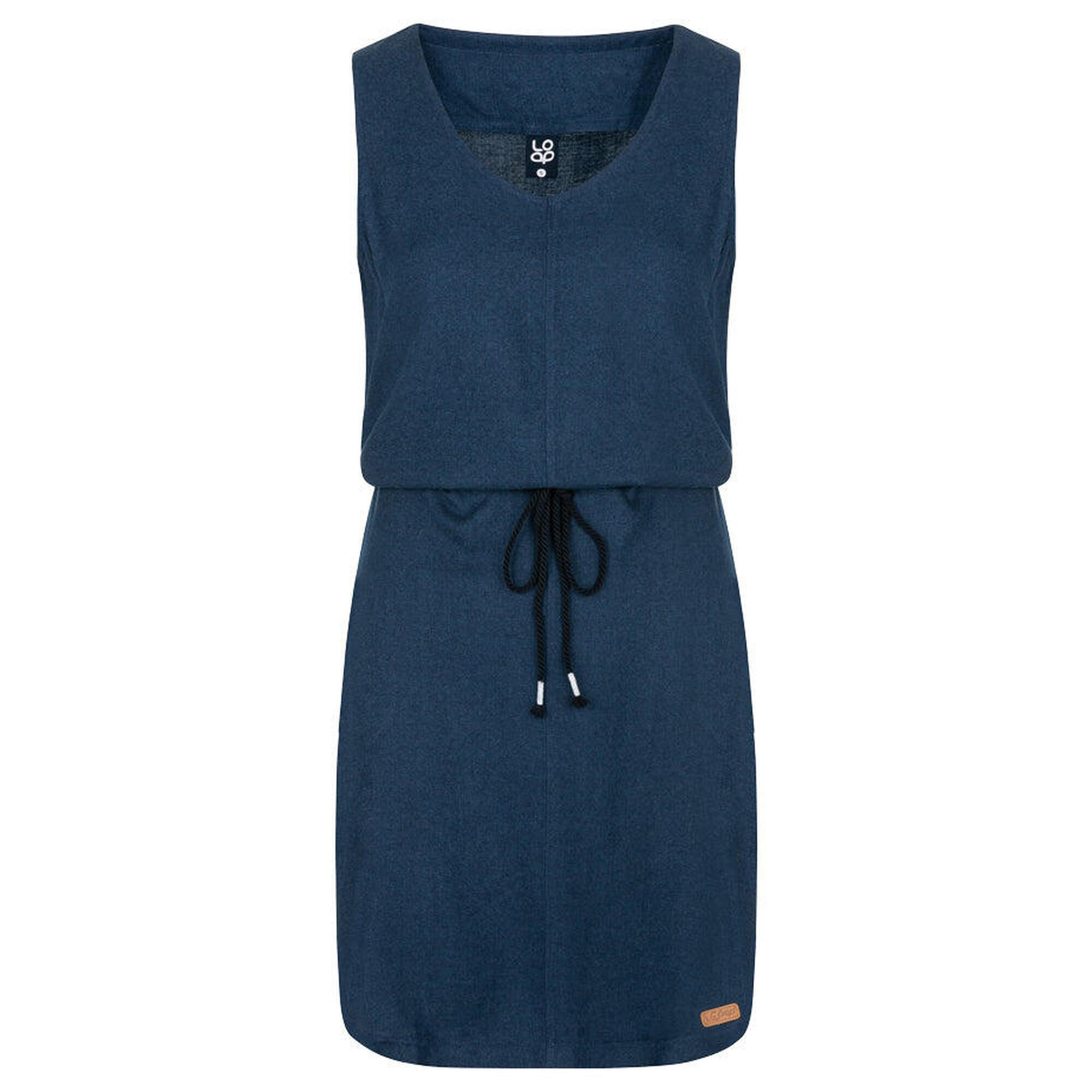 Elegancka sukienka bez rękawów dla kobiet - Necla M z miękkiej bawełny