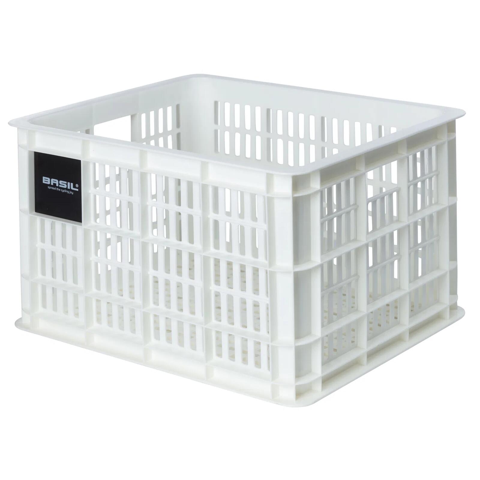 Skrzynia Rowerowa Z Recyklingu Crate M 29,5 Litra 35 X 45 X 25 Cm - Jasna Biel