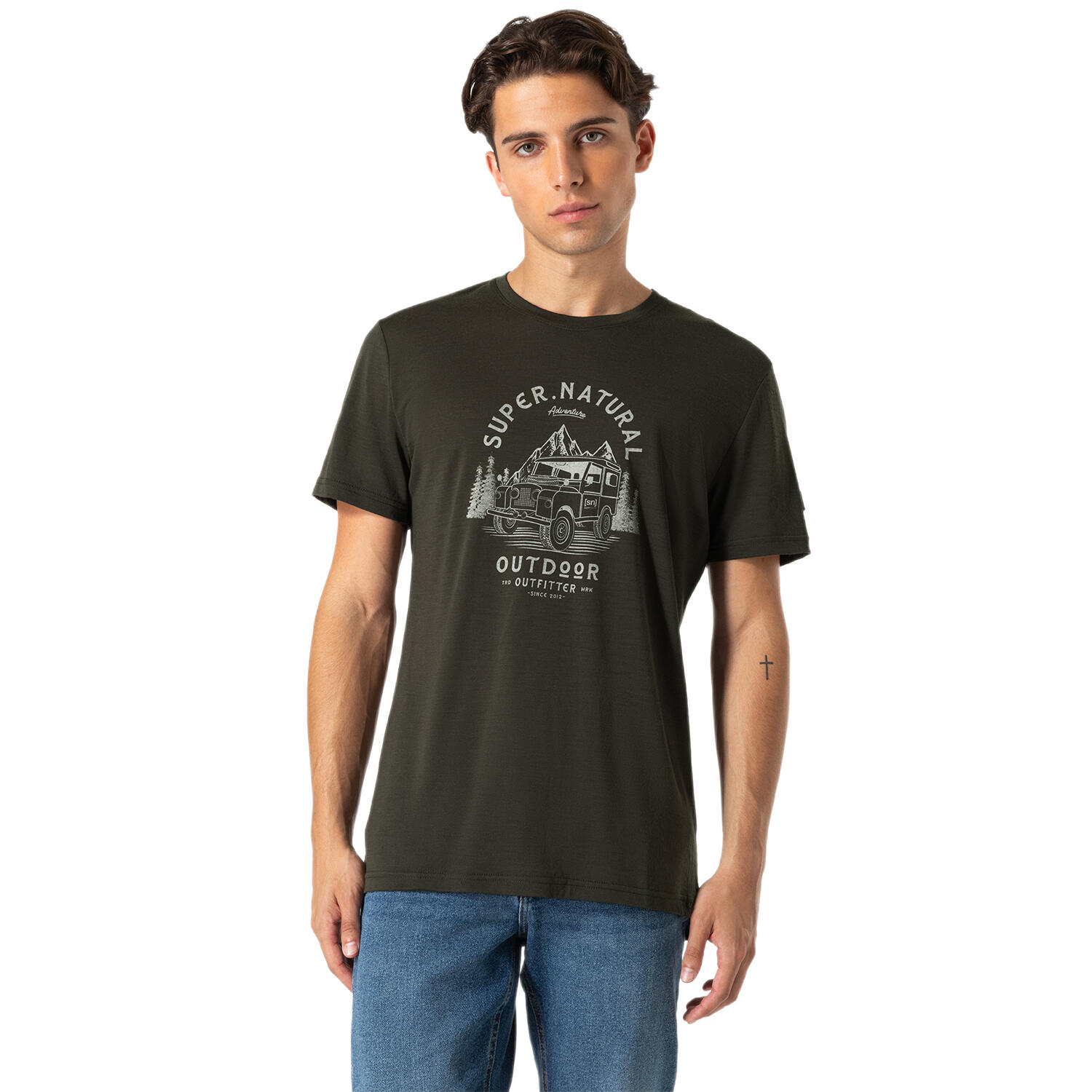 Koszulka męska z merino Super.Natural Men's Landi Tee z krótkim rękawem