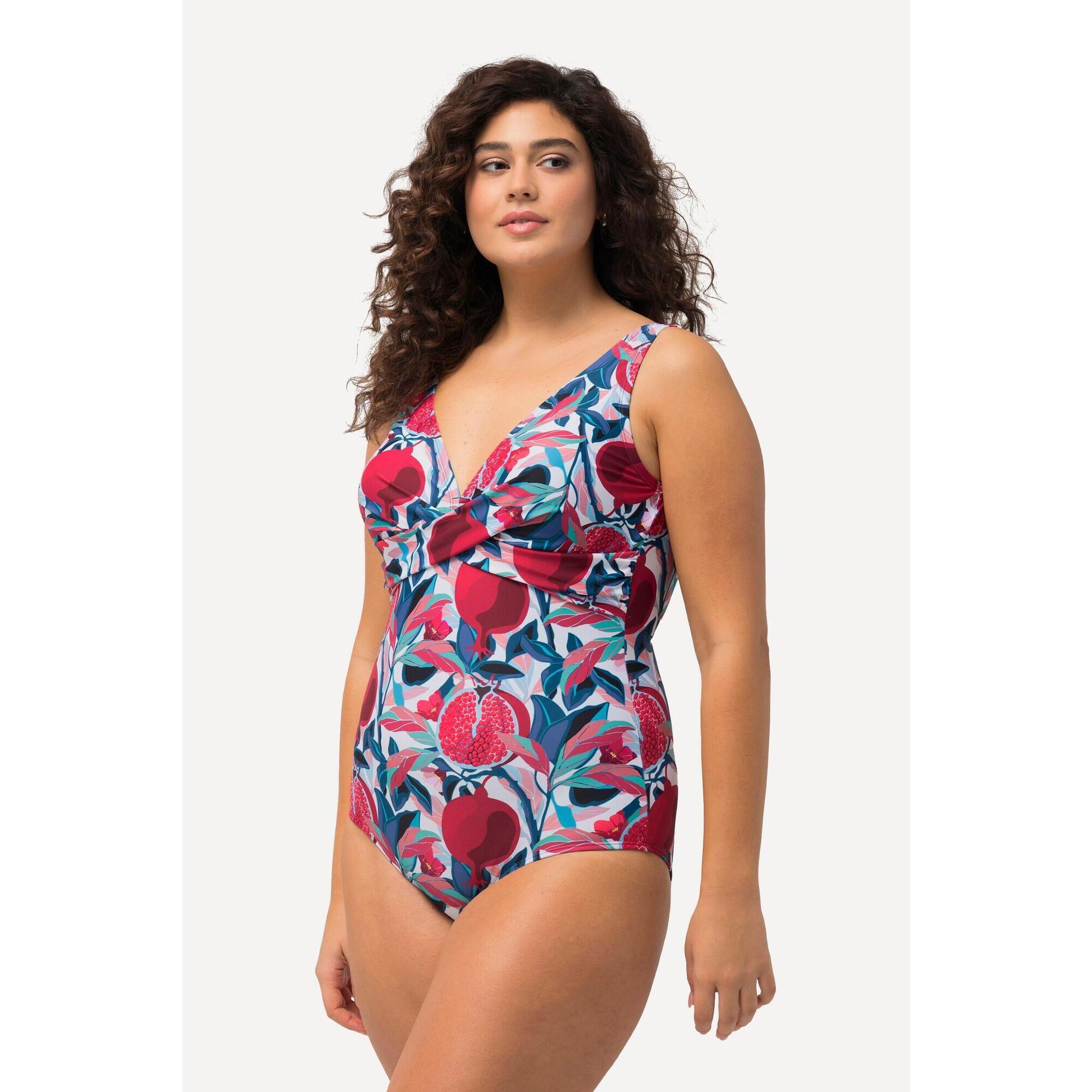 Damski Kostium kąpielowy kropki miękkie miseczki ozdobny węzeł