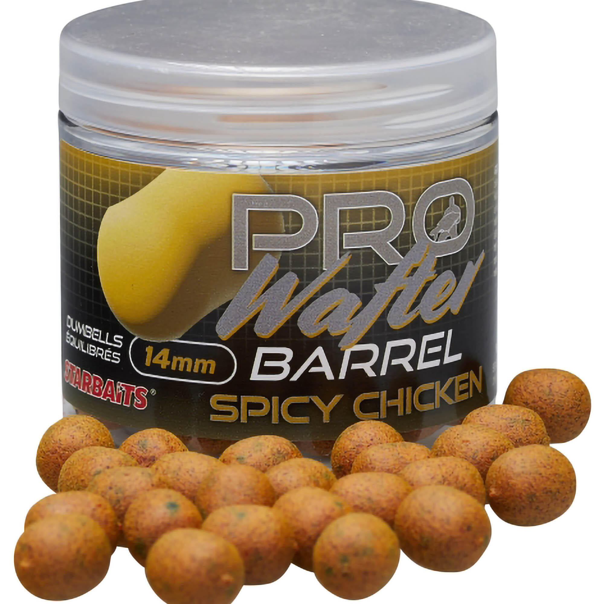 Przynęta Kulki Starbaits Pro Spicy Chicken Barrel Wafter 14Mm