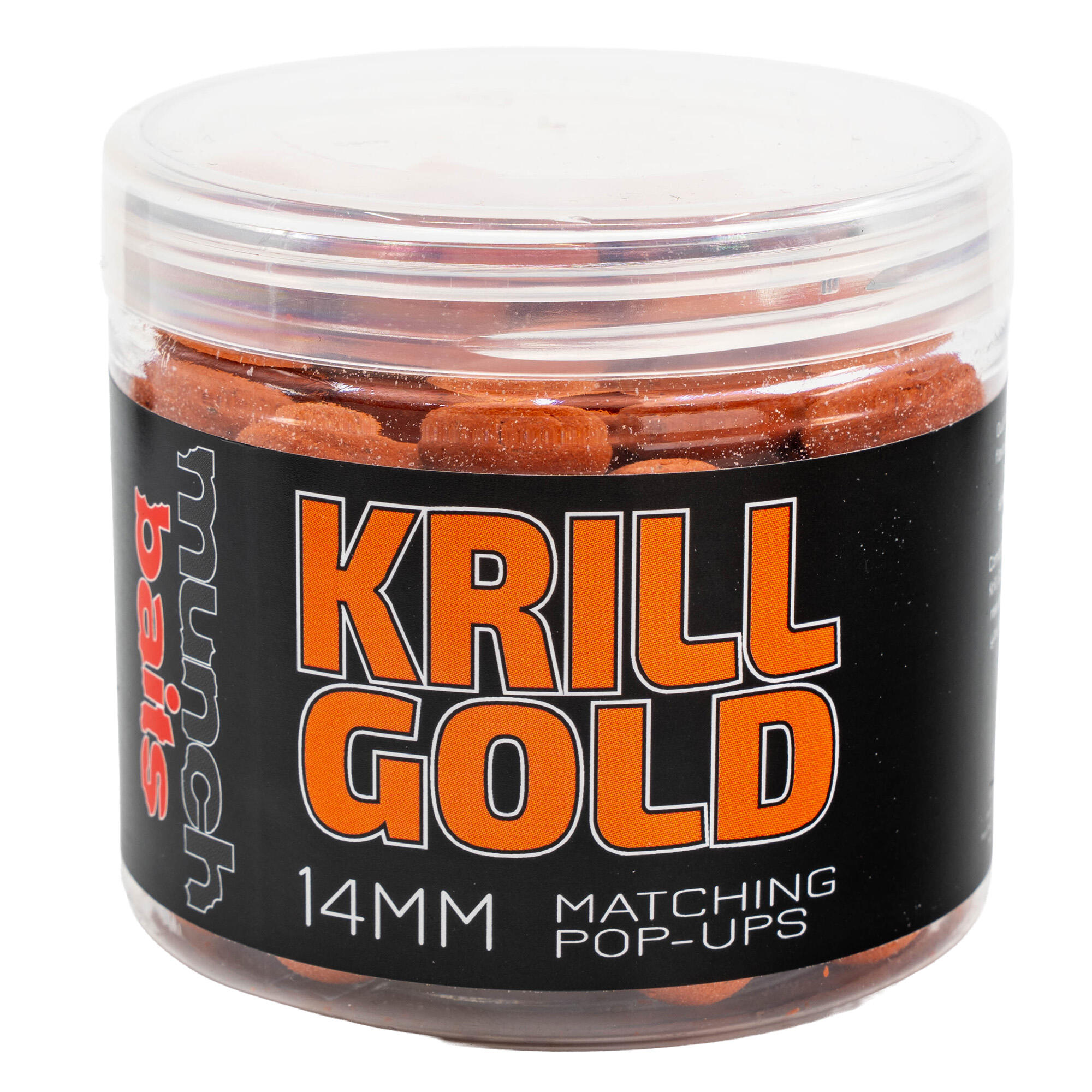 Przynęta Kulki Munch Baits Pop Ups Krill Gold Matching 14Mm