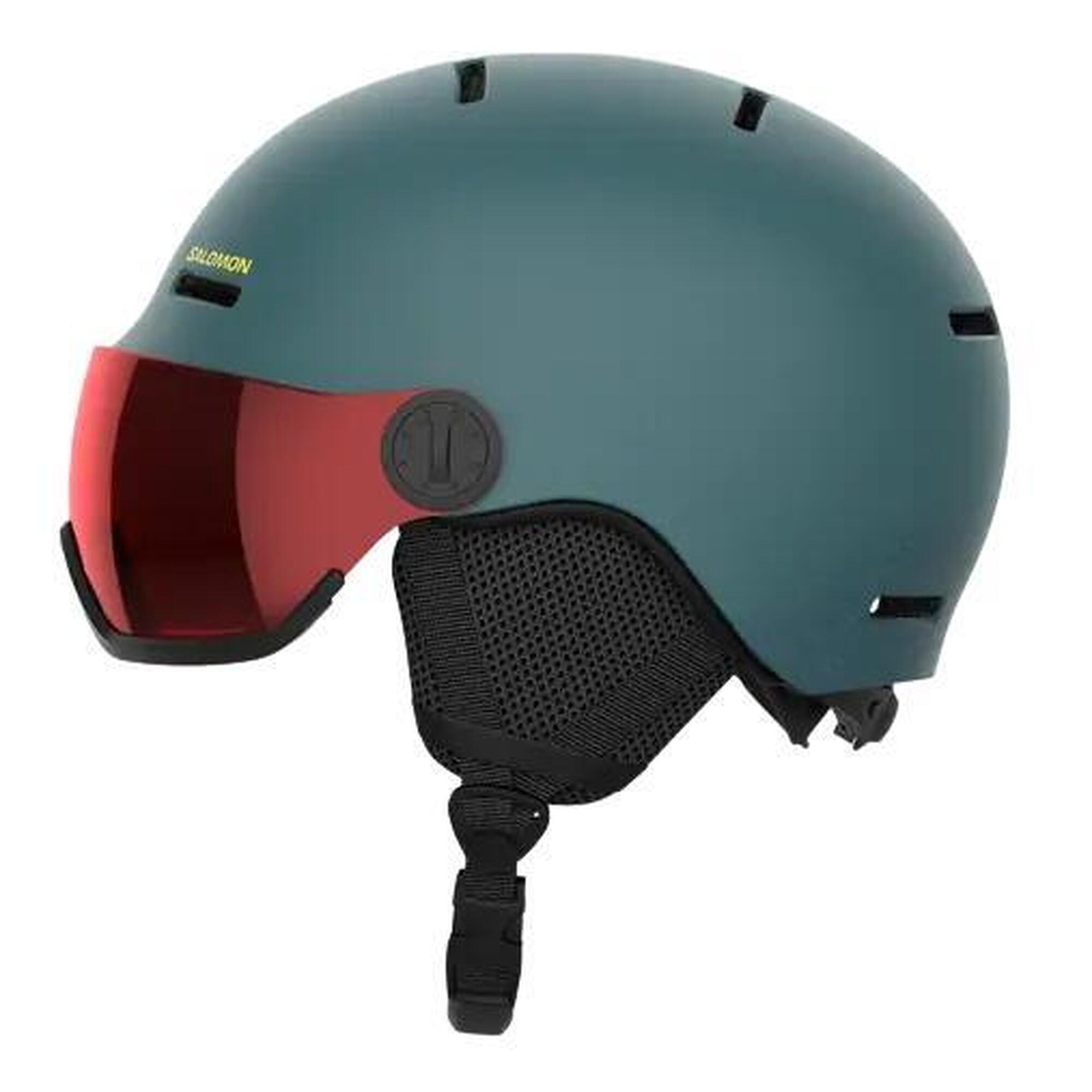 Sporty zimowe Kaski Salomon Orka Visor Junior Kask Narciarski - L - North