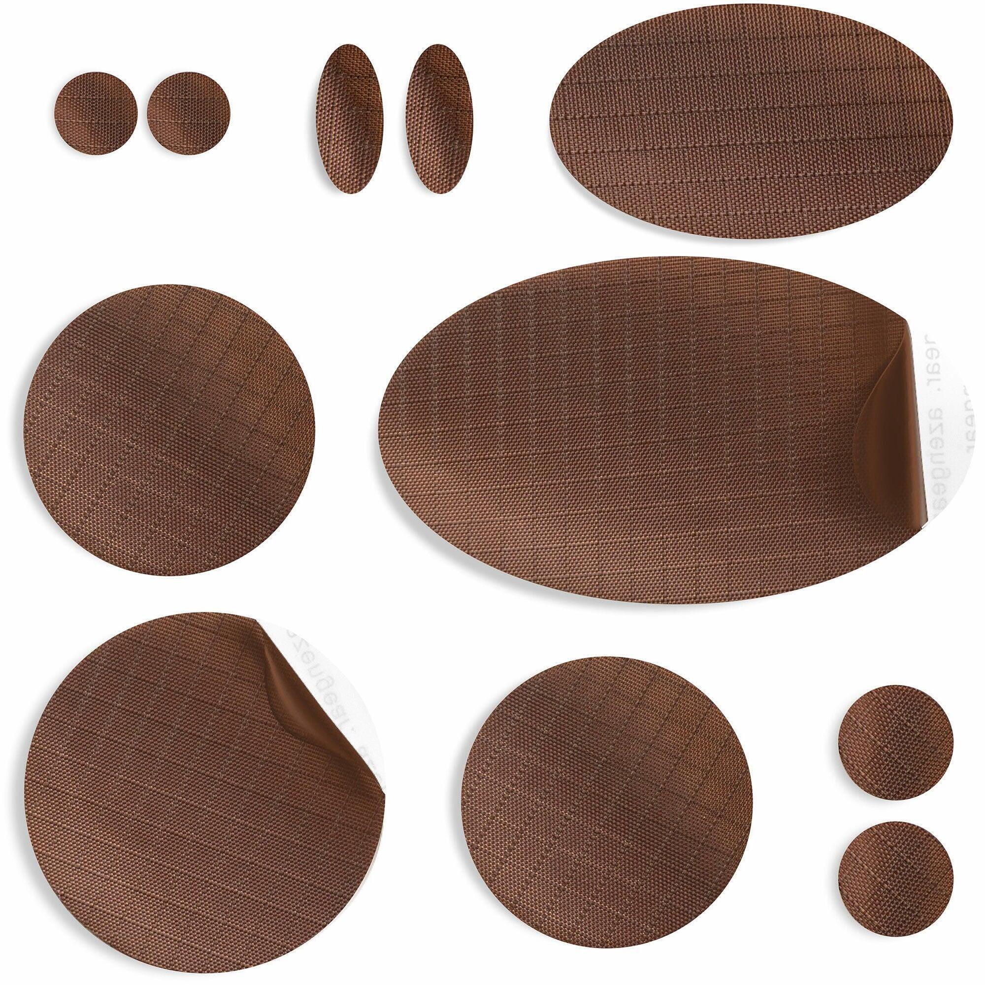 Łatki naprawcze do kurtek puchowych, wodoodporne do naprawy dziur (brązowe)