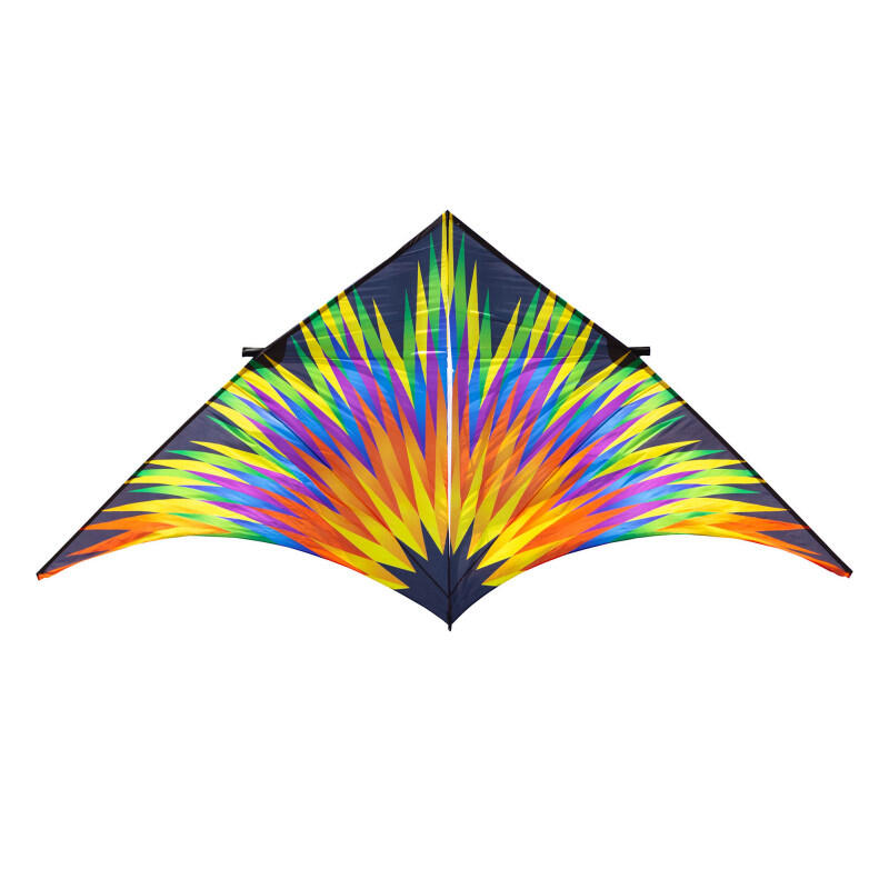 Latawiec jednożyłowy HQ Delta Fireworks 4 m 106424 Tęcza 410 x 195 cm