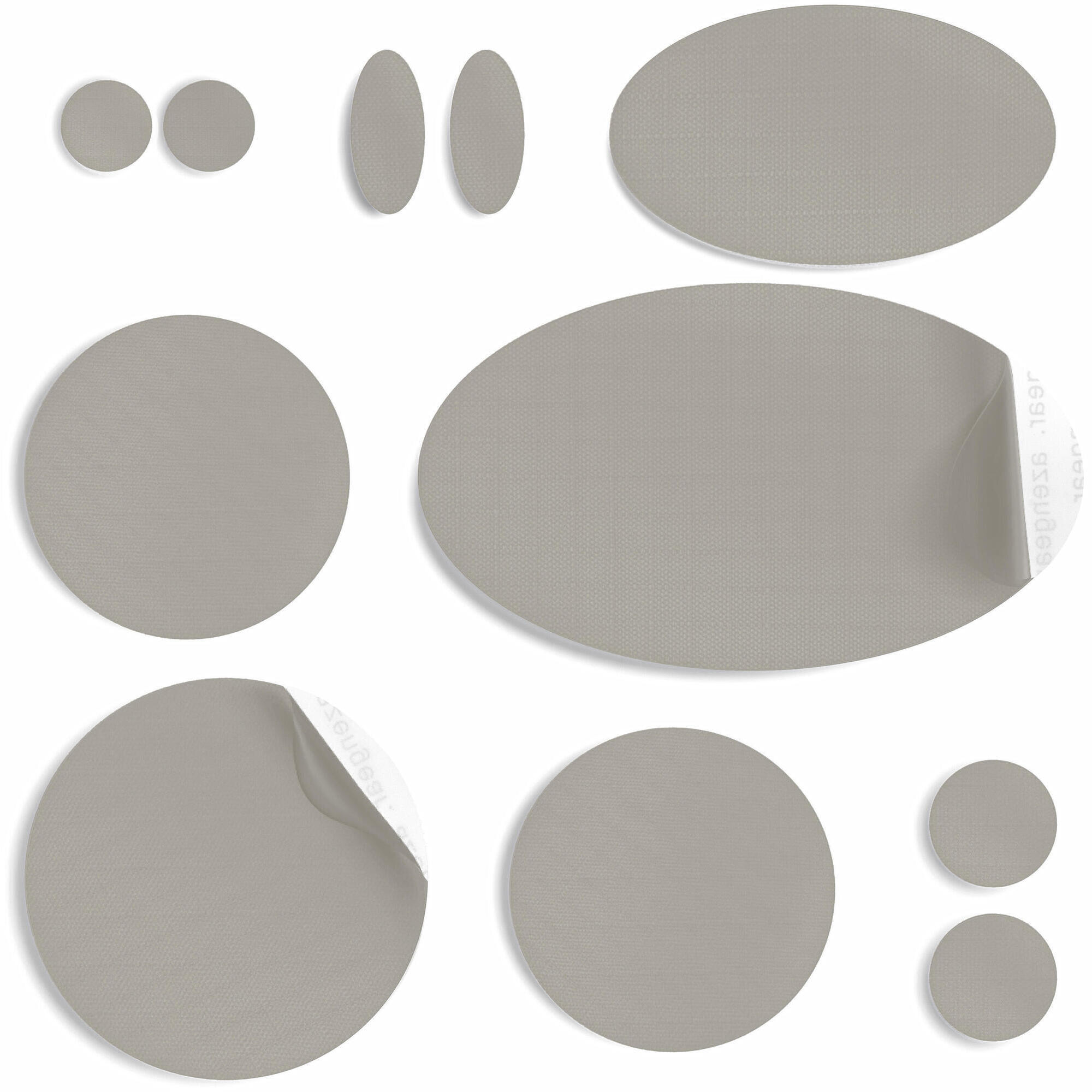 Łatki naprawcze do kurtek puchowych, wodoodporne do naprawy dziur (taupe)