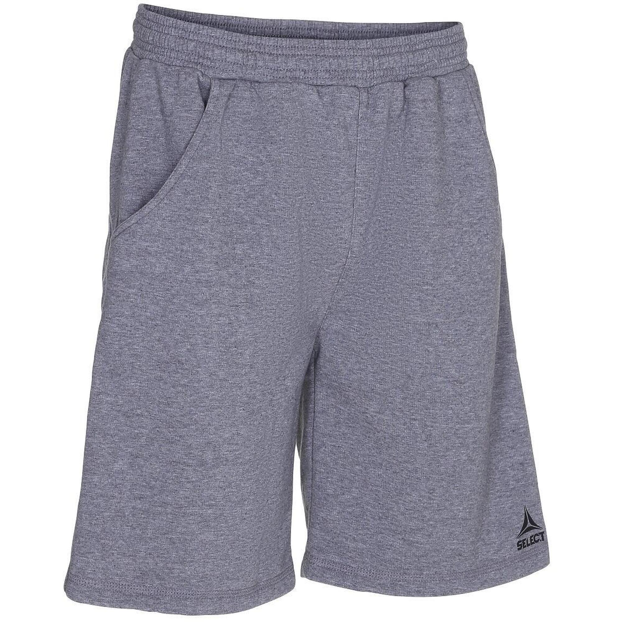 Spodenki piłkarskie bawełniane Select Torino Sweat szare