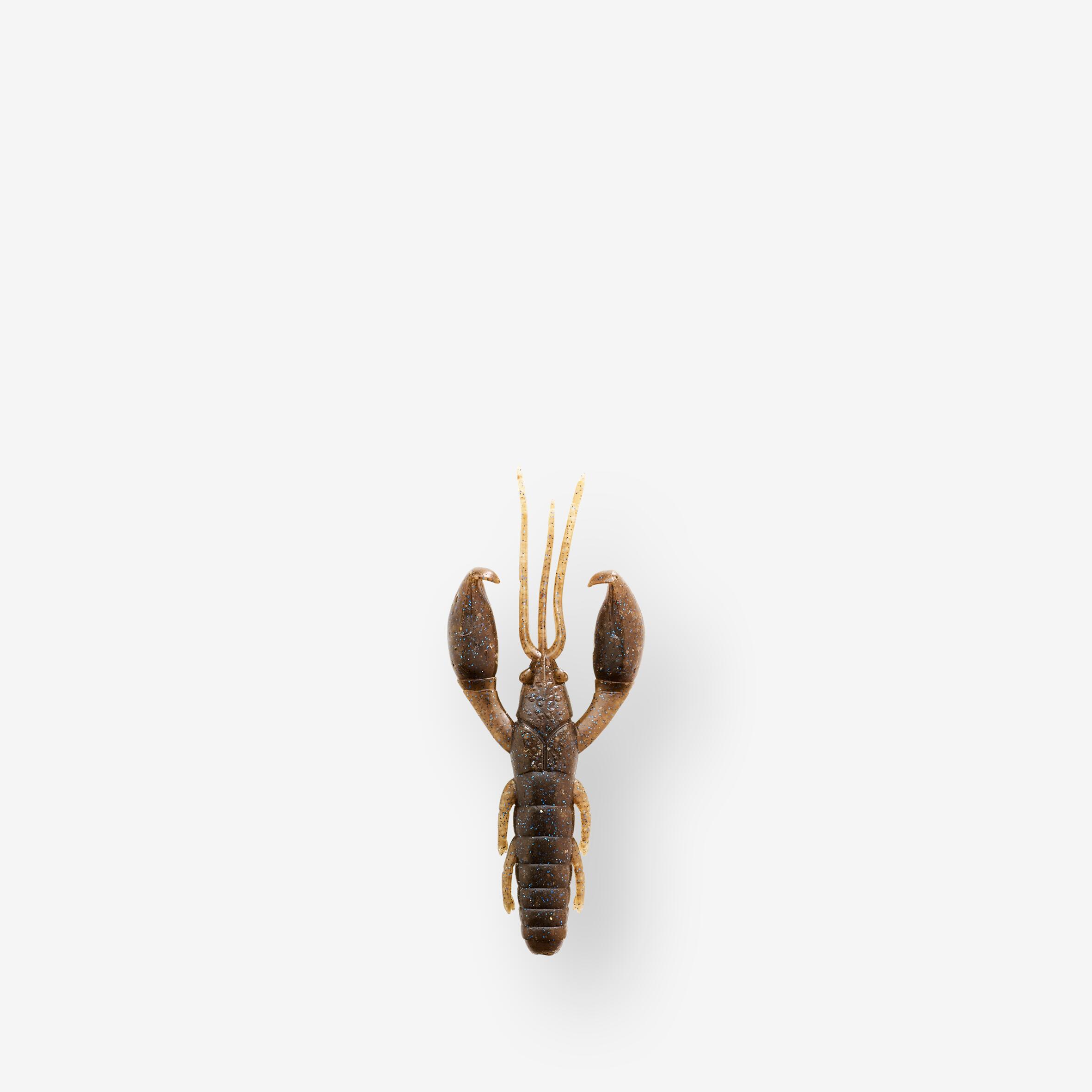 Przynęta miękka nasączona atraktorem Caperlan Yubari CRW 2" 5cm pumpkin blue