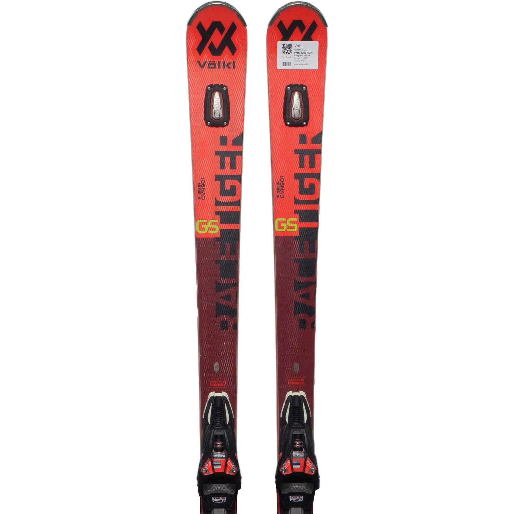 Second Life- Narty VOLKL Racetiger GS UVO, 180 cm- Stan bardzo dobry