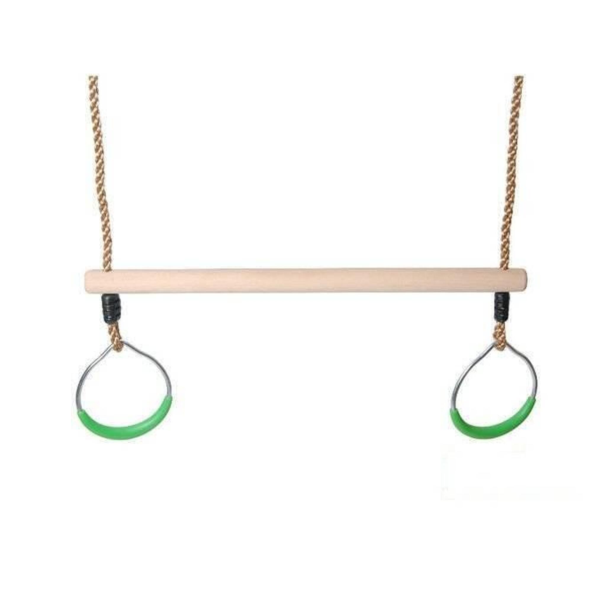 Obręcze z trapezem okrągłe jasnozielone