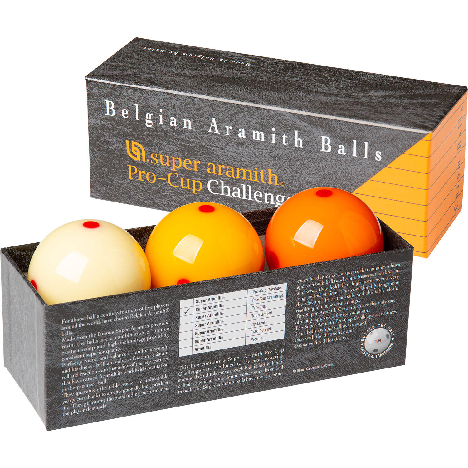 Zestaw kul bilardowych Super Aramith Pro Cup Challenge