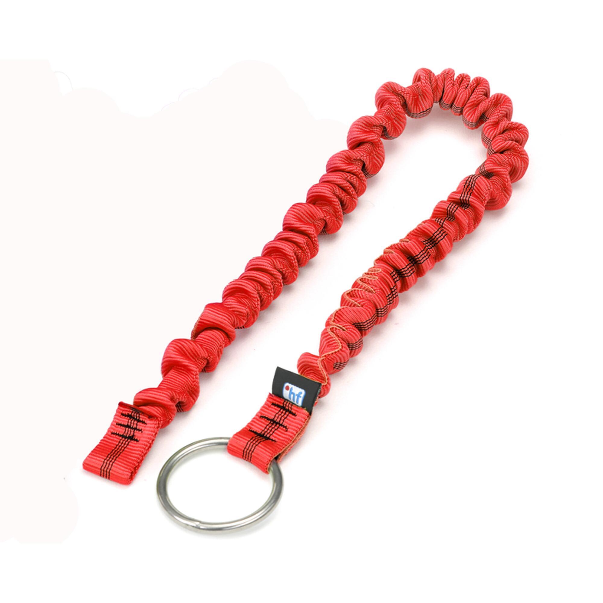 Patent holowniczy elastyczna taśma asekuracyjna HF Bungee Cowtail