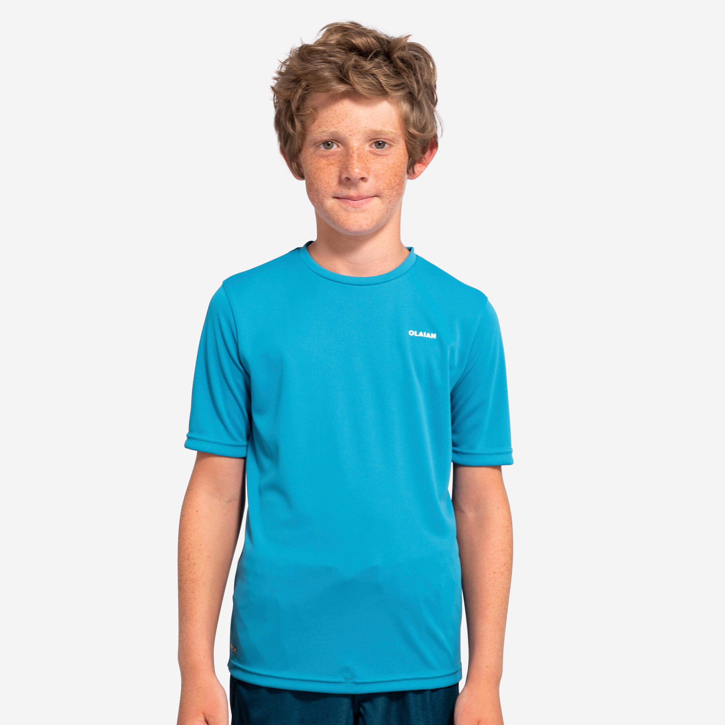 Koszulka UV surfingowa dla dzieci Decathlon Water T-shirt 100 krótki rękaw