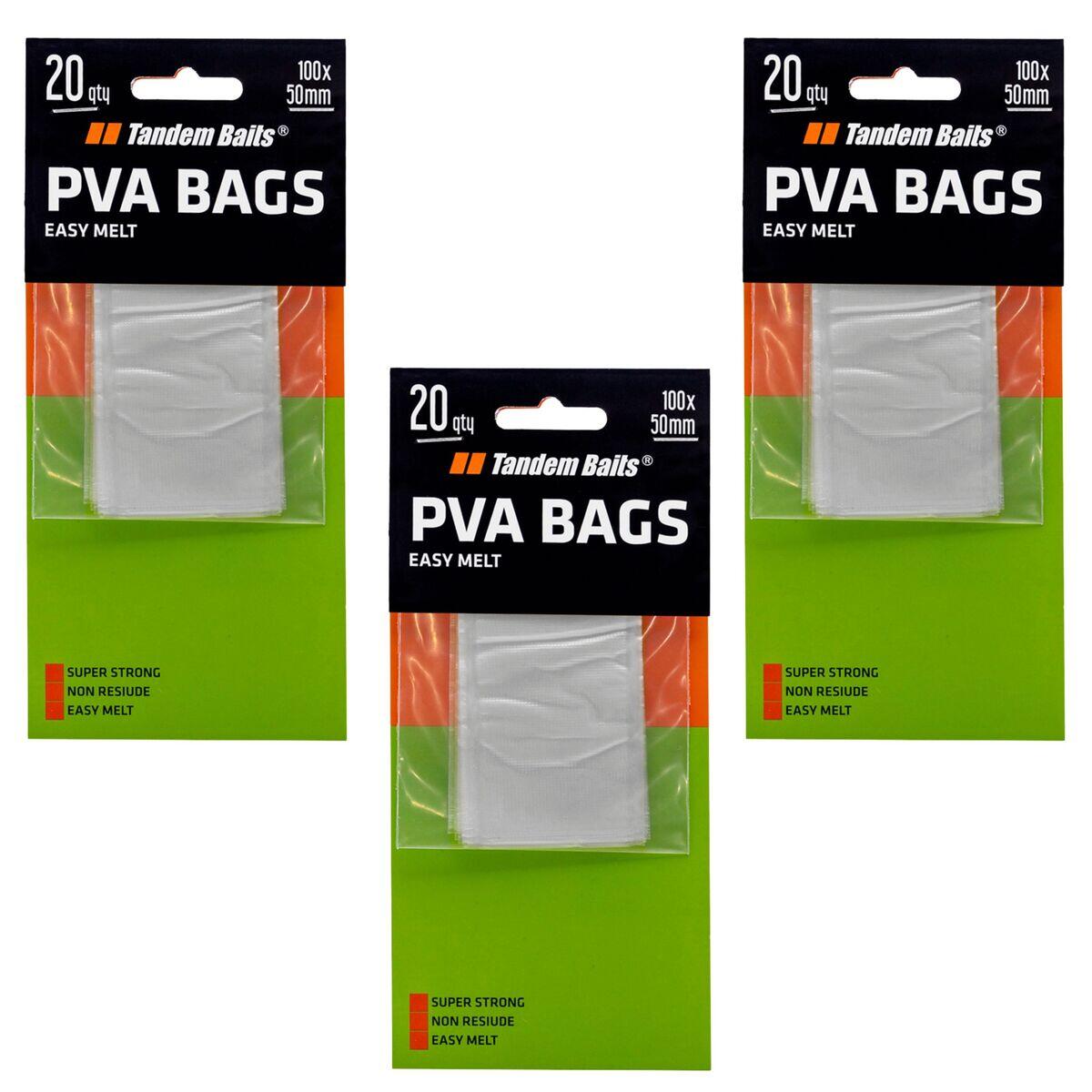 Worki rozpuszczalne PVA SR 100*50mm /20 szt. zestaw 3 szt