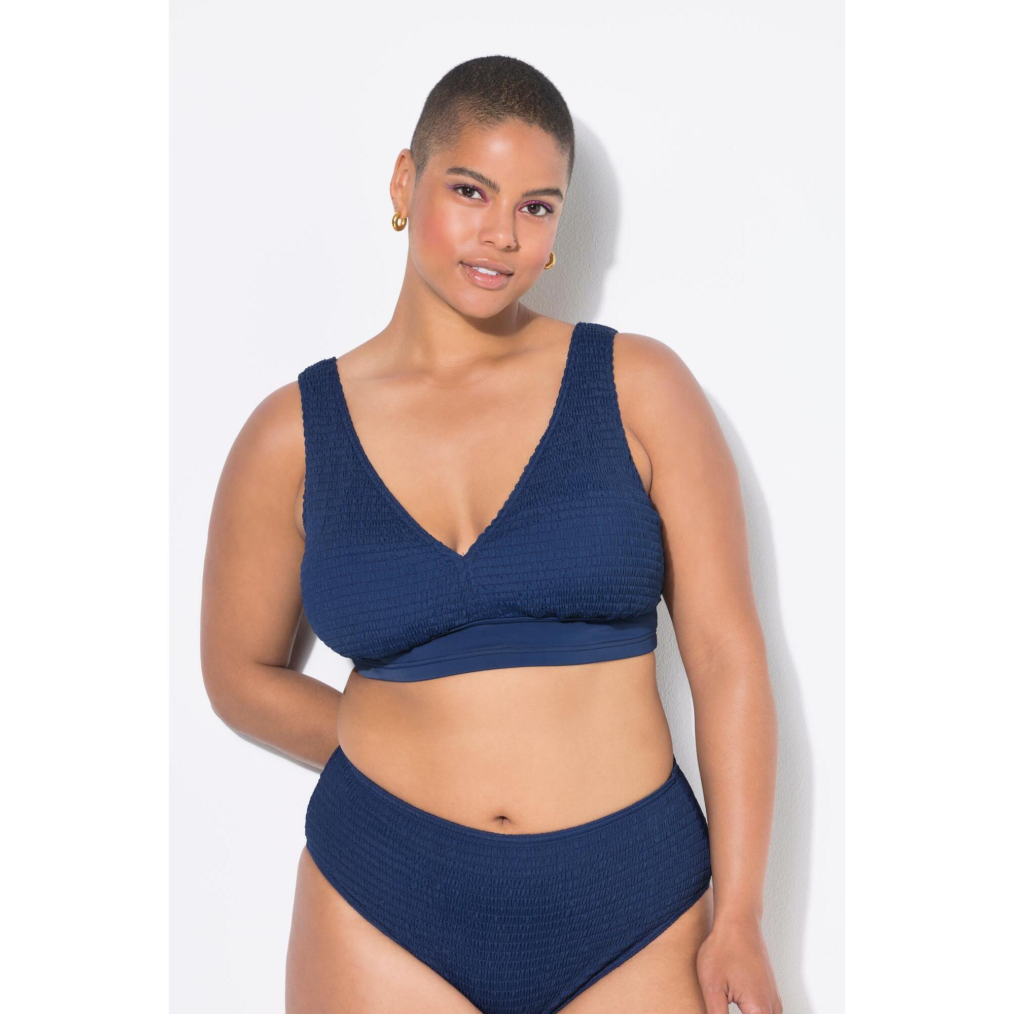 Damska Góra od bikini miękkie miseczki drobna faktura