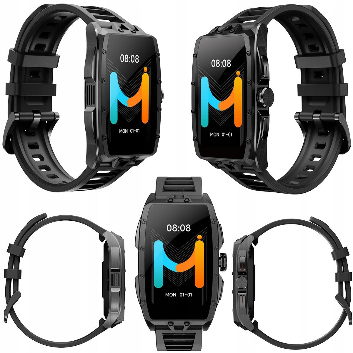 Smartwatch zegarek sportowy IMIKI Master Band Black