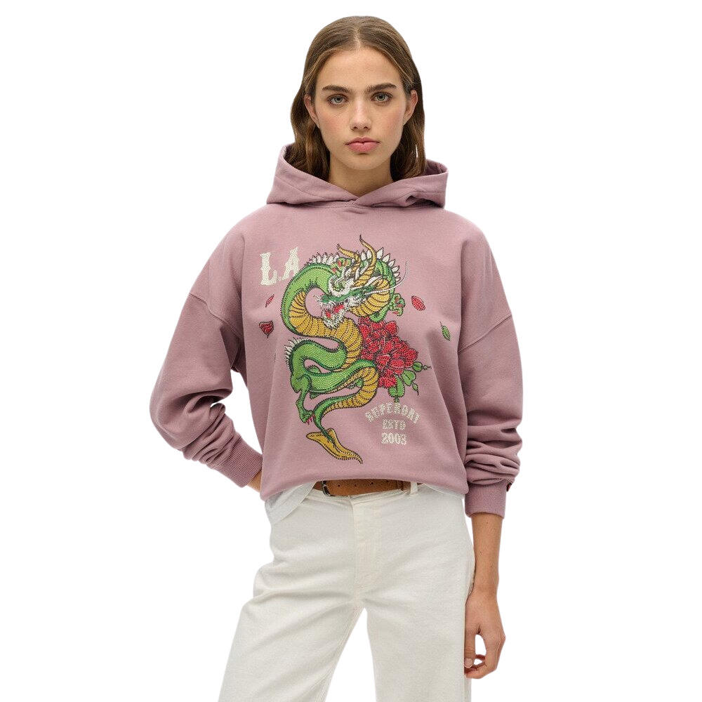 Bluza damska z kapturem Superdry Neo Trad Tattoo