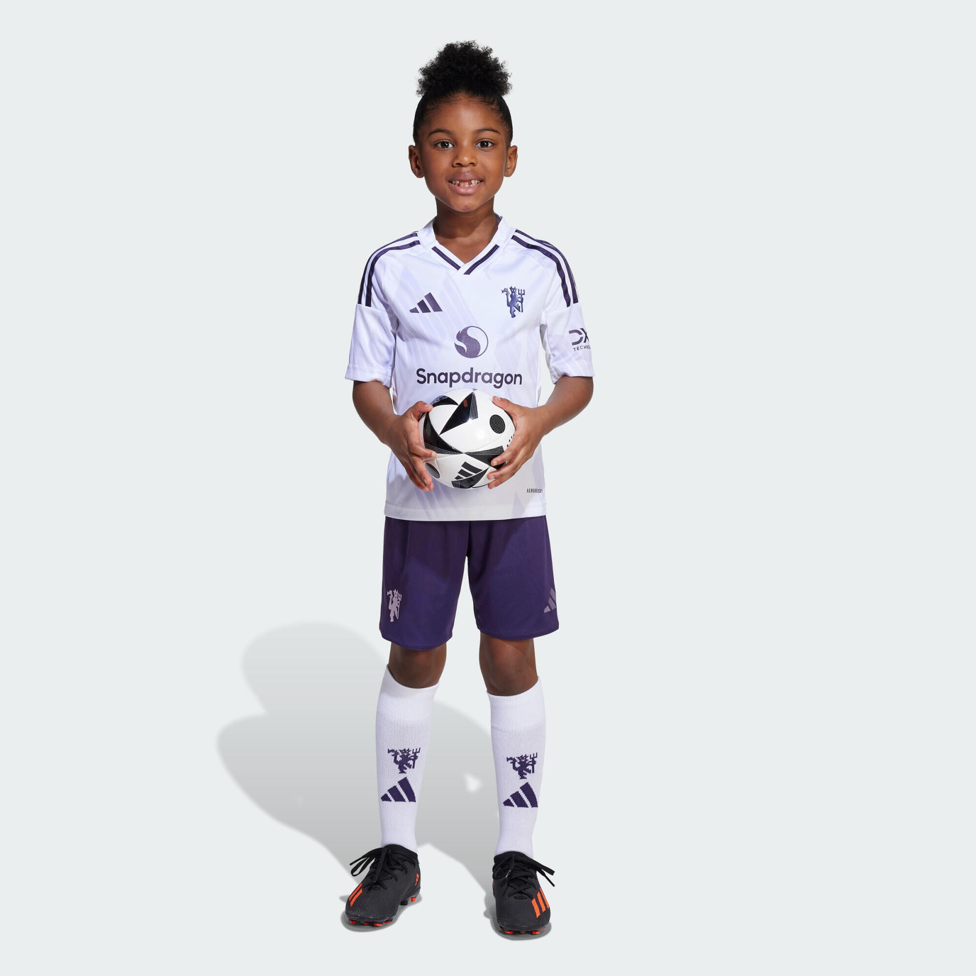 Zestaw Manchester United 25/26 Away Mini Kids