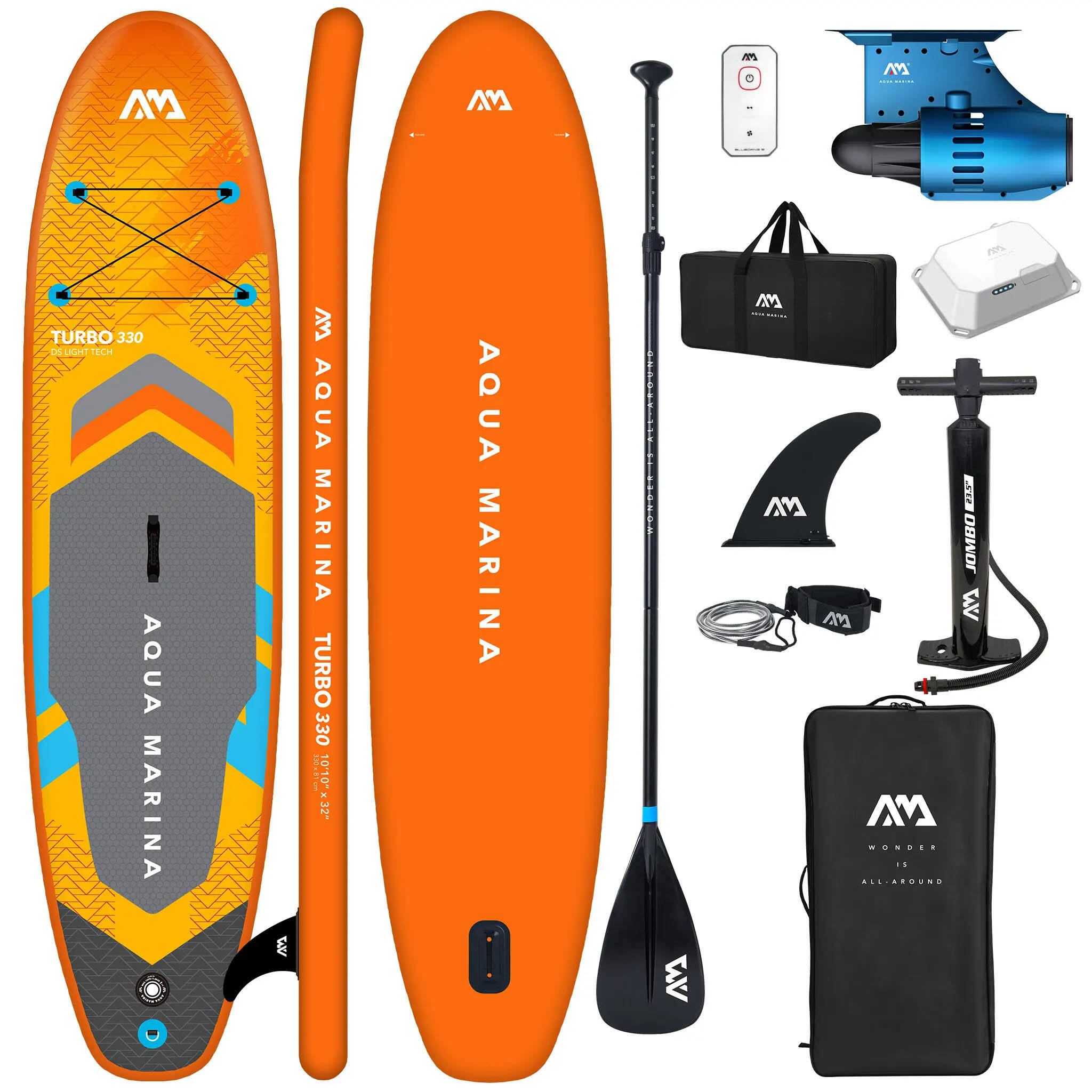 Deska SUP Aqua Marina GO Turbo 330 cm + silnik BlueDrive S z akumulatorem