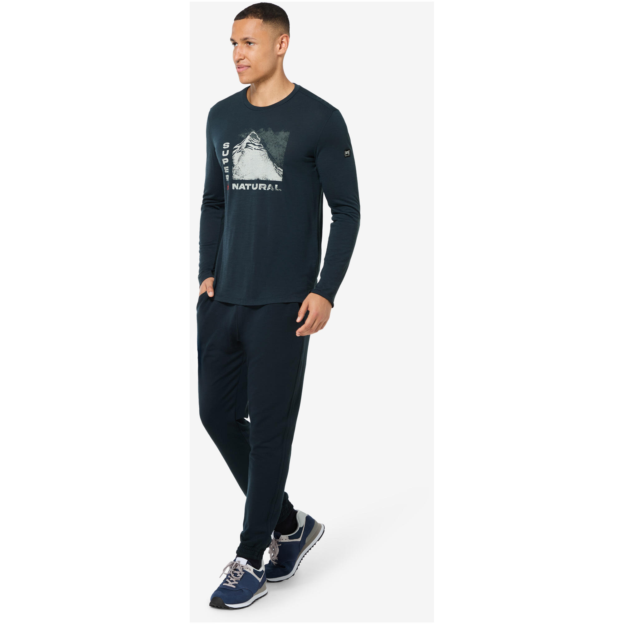 Longsleeve SUPER.NATURAL M SUPER MOUNTAIN LS