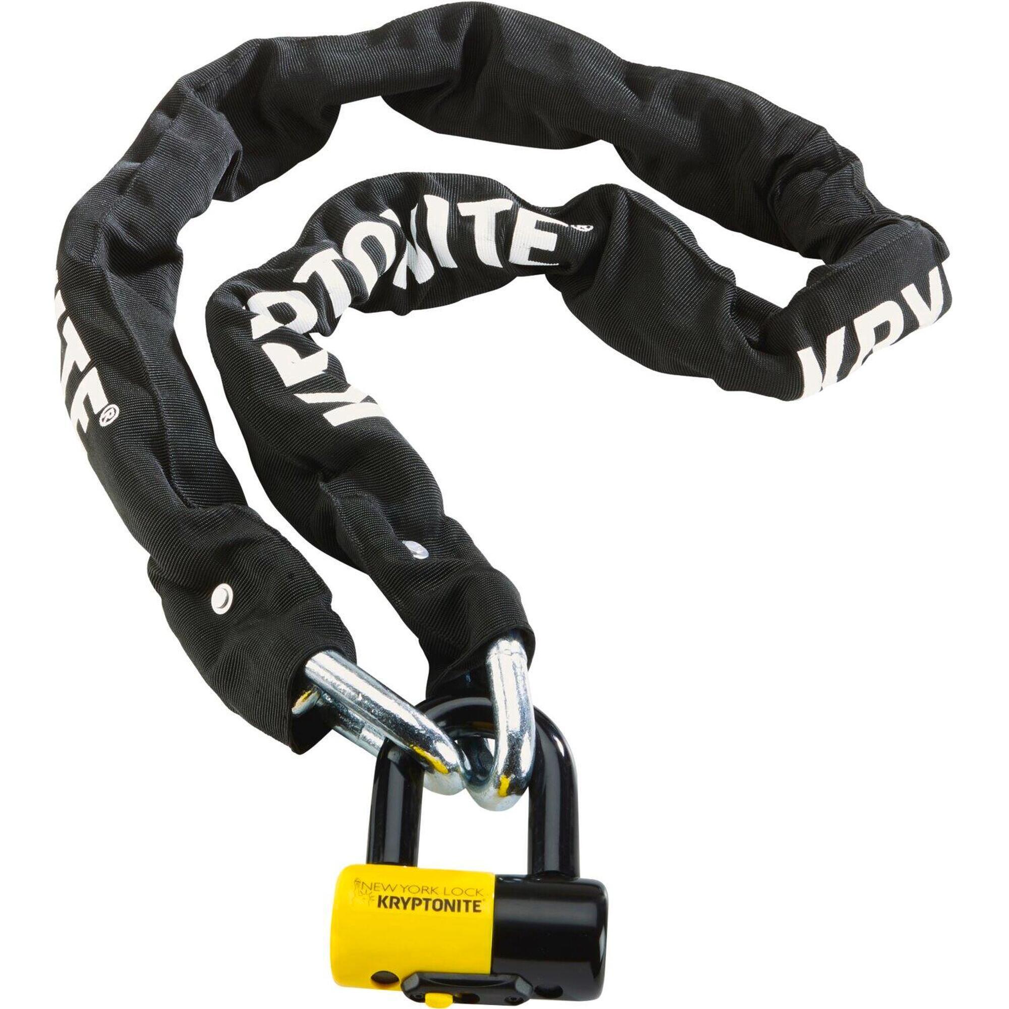 Dorosły zamek rowerowy Kryptonite New York Legend czarny