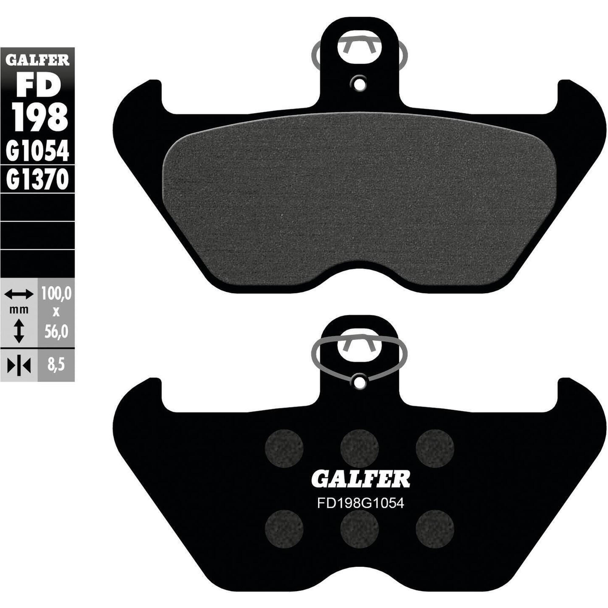 Organiczne klocki hamulcowe Galfer FD198 G1054