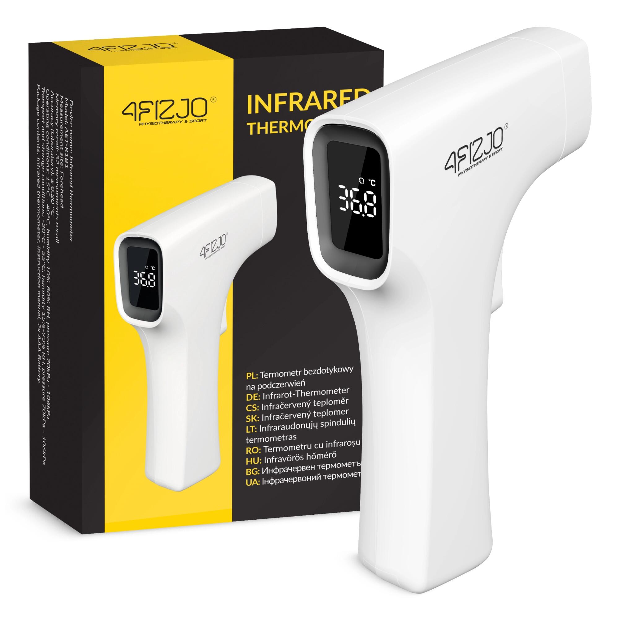 Termometr bezdotykowy na podczerwień PRO