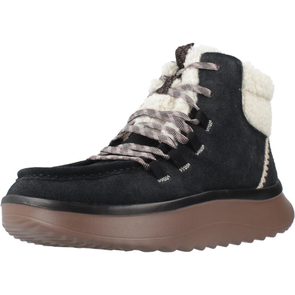 HEY DUDE WENDY PEAK APRES SUEDE COZSTIT Czarny