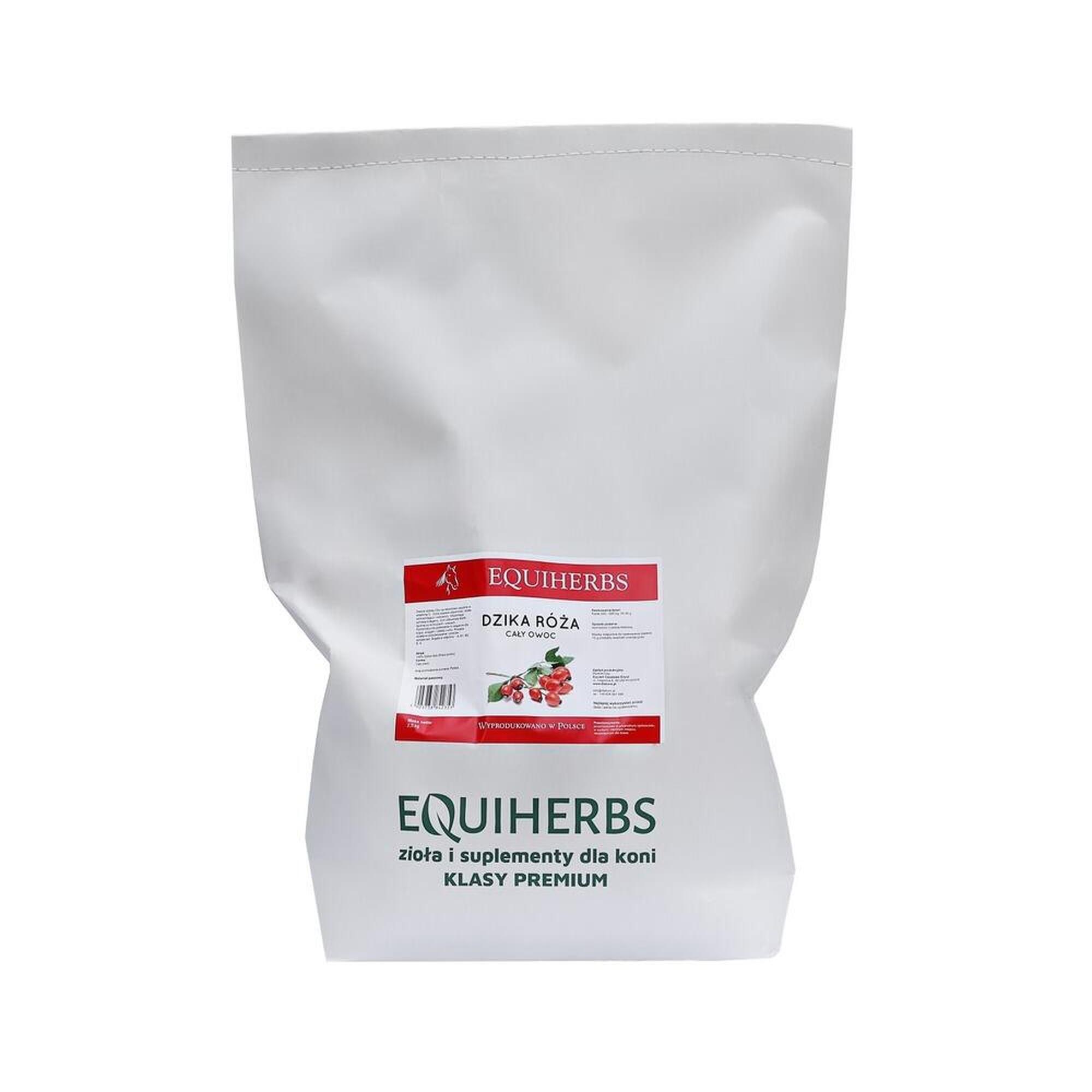 Dzika róża suszona cały owoc EQUIHERBS