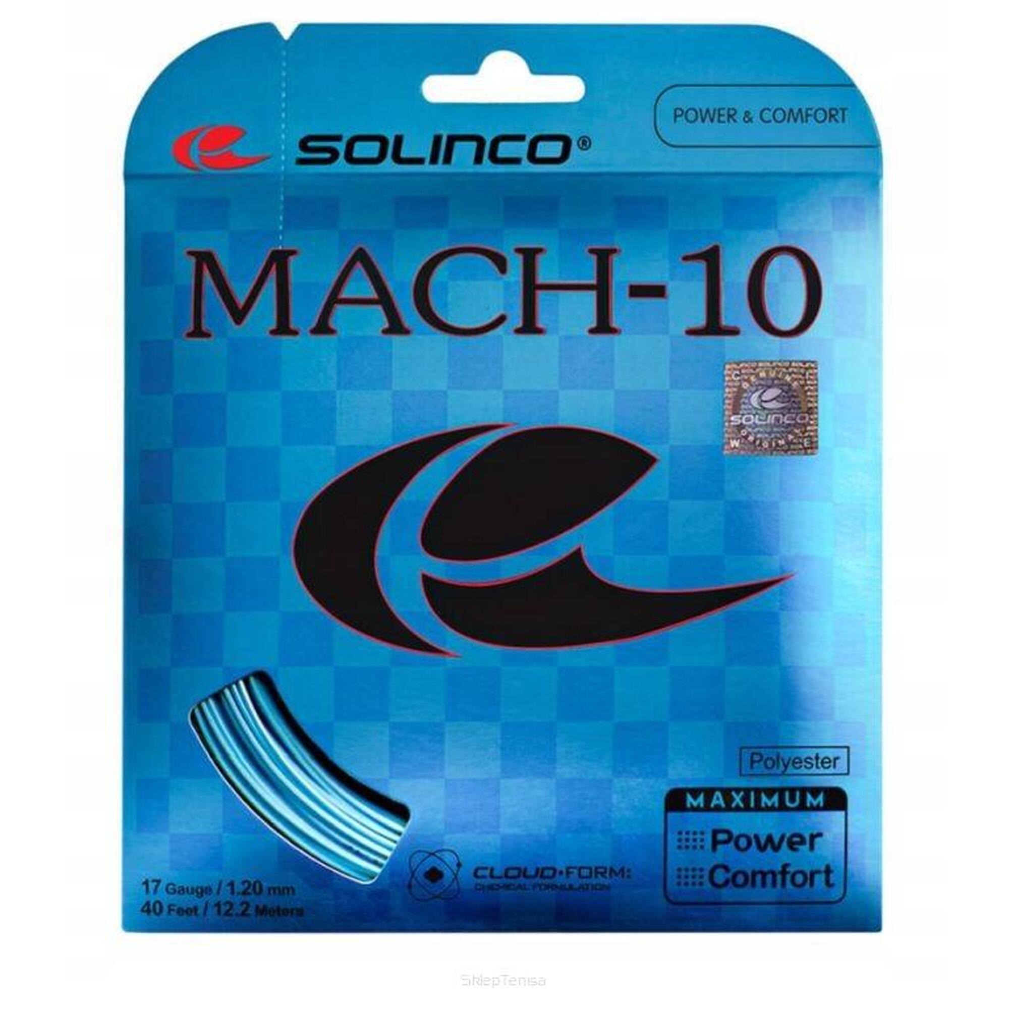 Naciąg tenisowy Solinco Mach-10 12,2m 1.25 niebieski