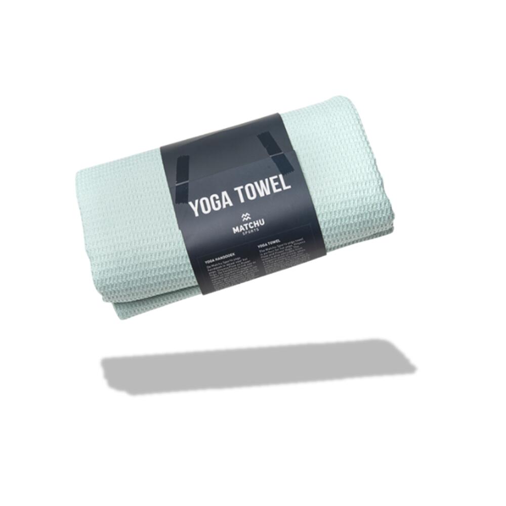 Ręcznik do jogi - zieleń harmoniczna - 80% poliestru i 20% poliamidu
