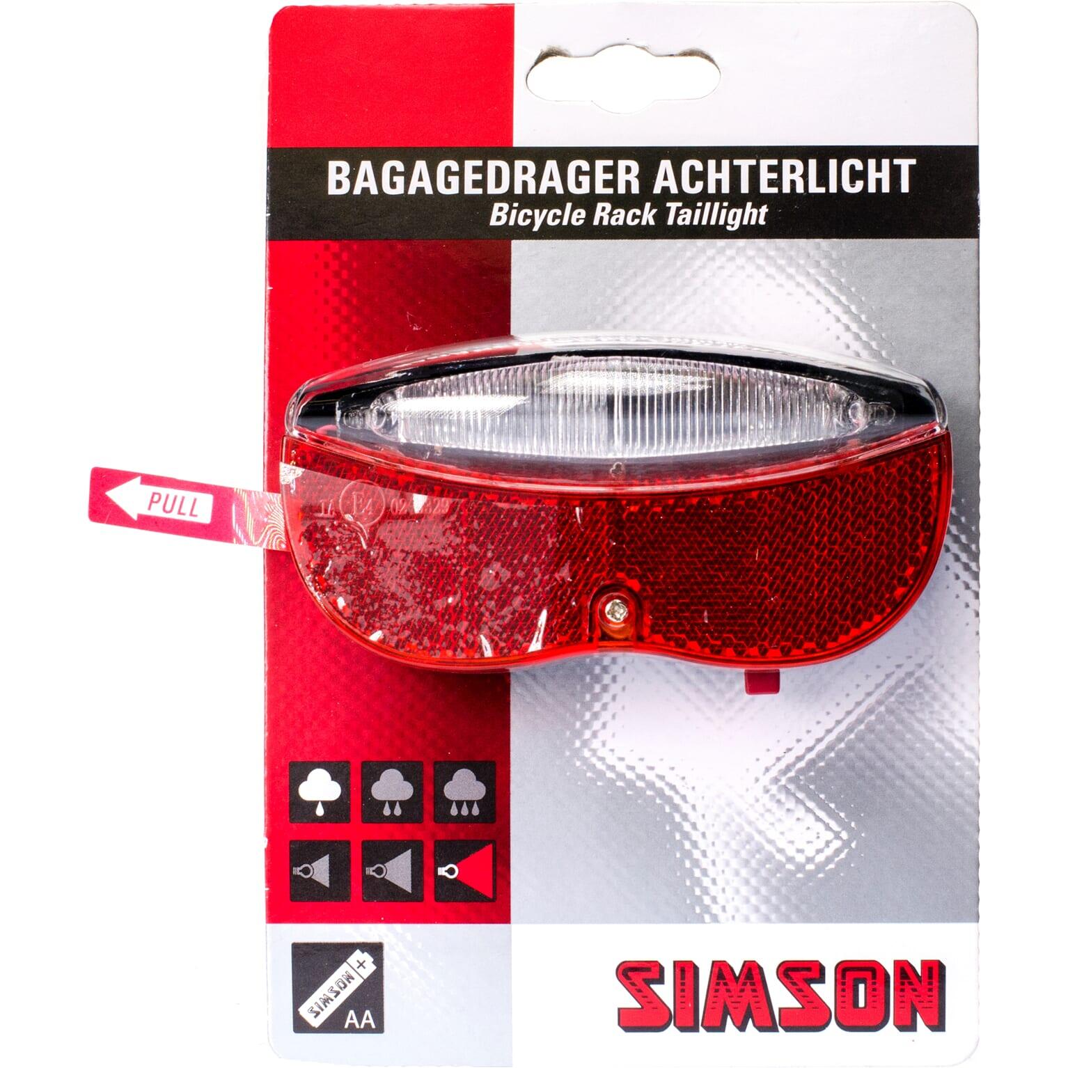 Lampa Tylna Led Na Akumulator 80Mm