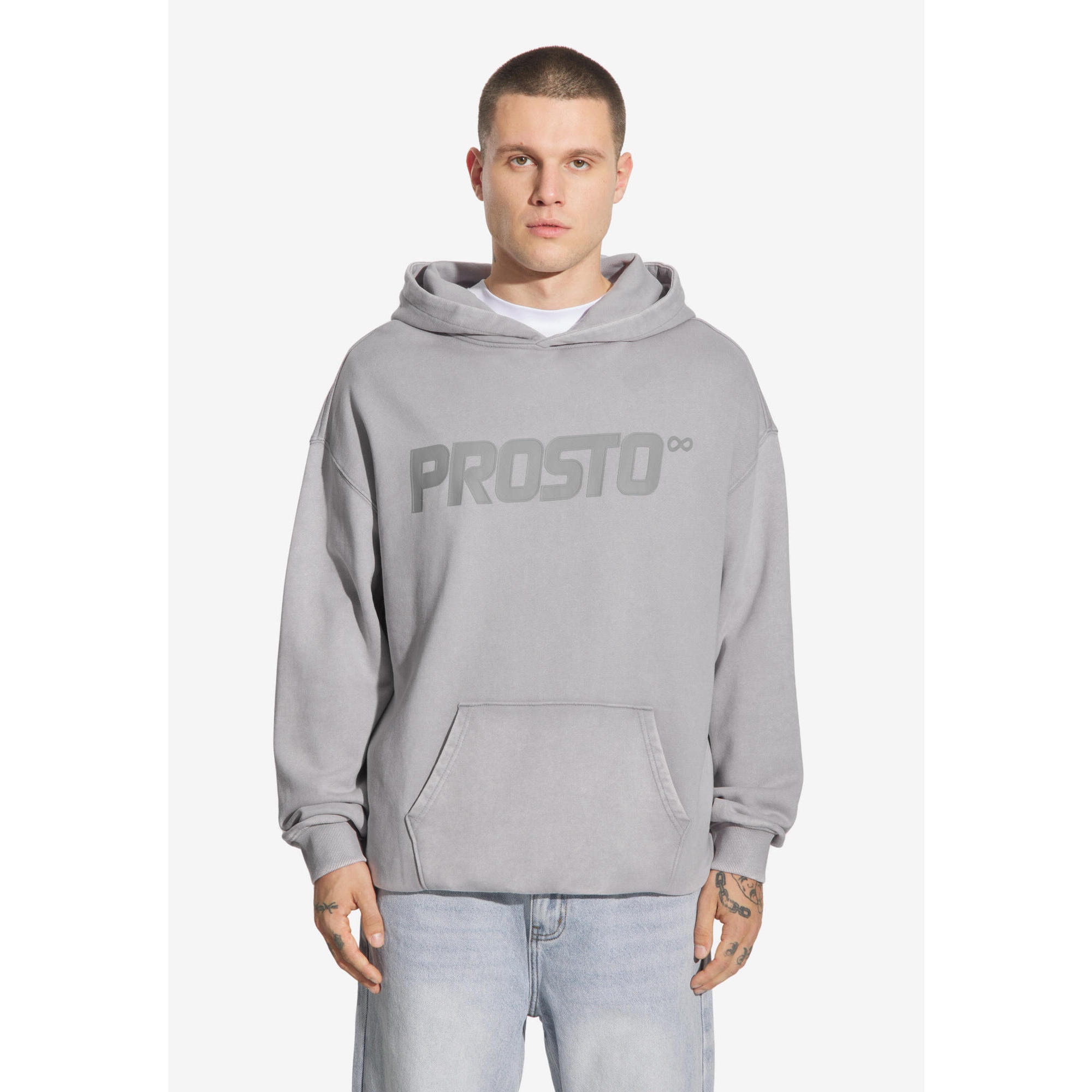 Bluza sportowa męska Prosto Big Log z kapturem