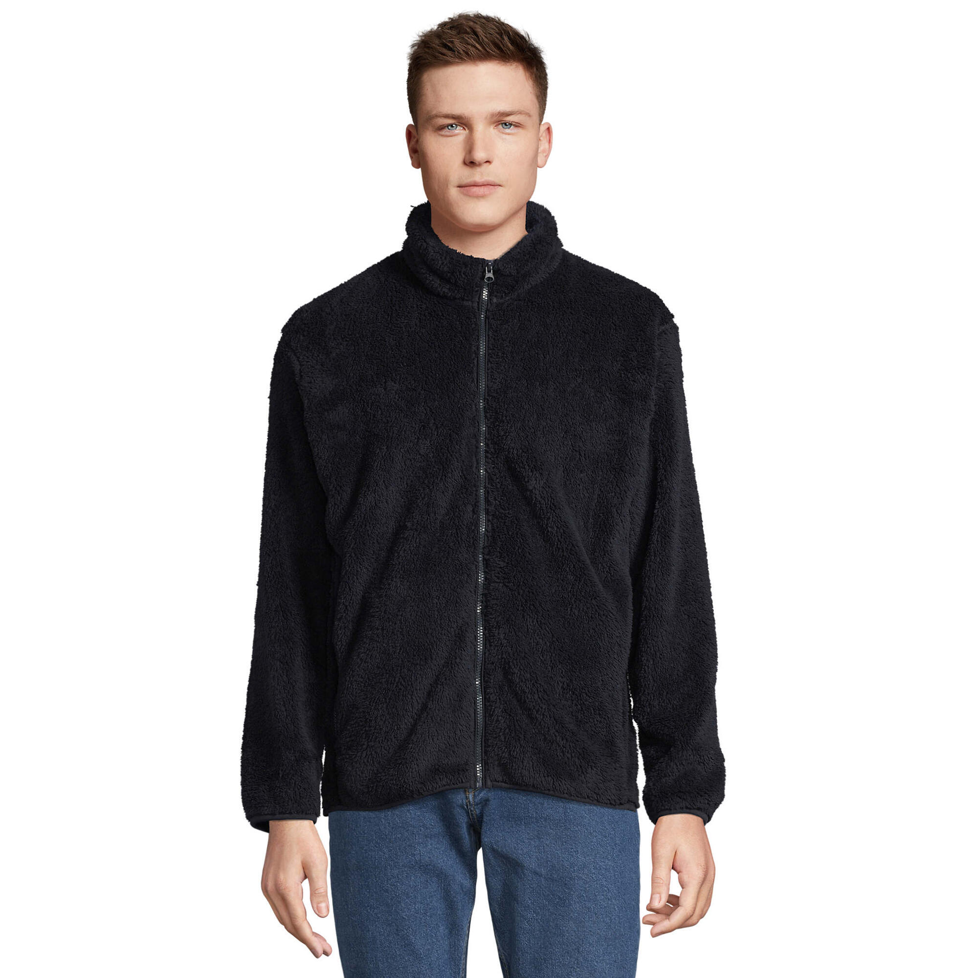 Bluza Polarowa Unisex Dla Dorosłych Z Zamkiem Błyskawicznym