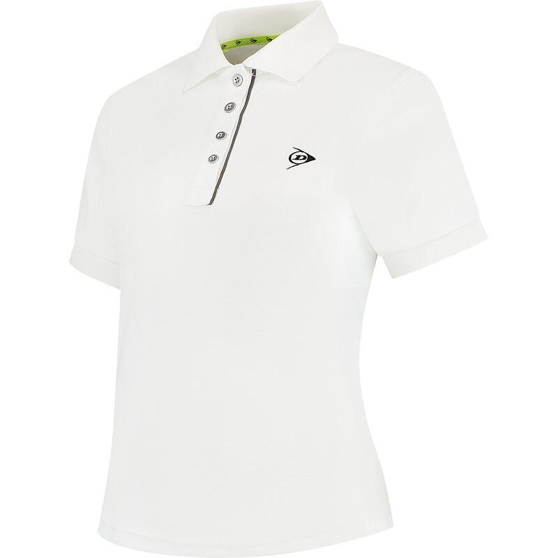 Koszulka sportowa damska Dunlop Club Polo z kołnierzykiem