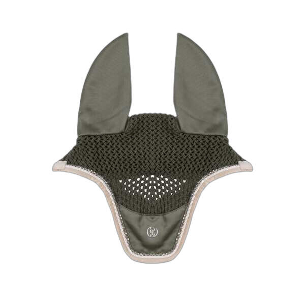 Krótka czapka dla konia PS of Sweden Vintage Monogram Ear