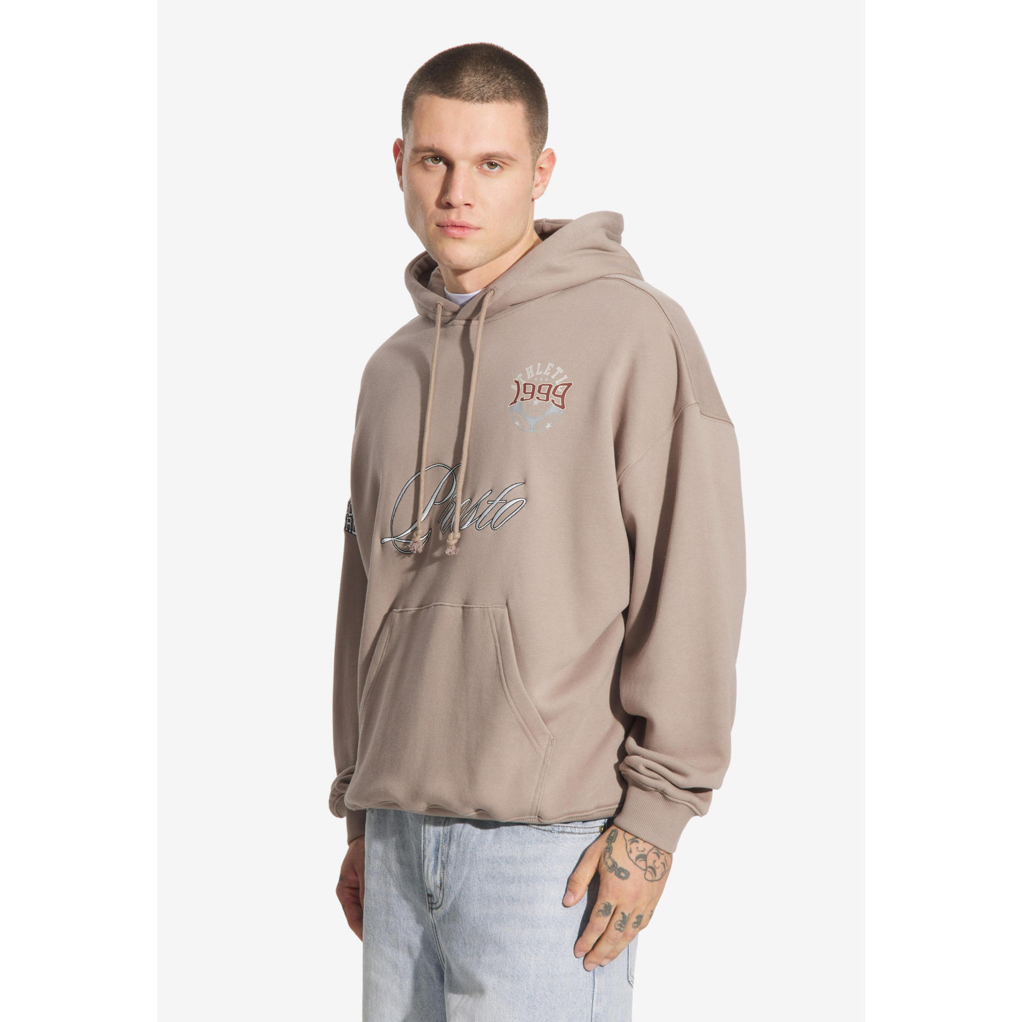 Bluza sportowa męska Prosto Football z kapturem