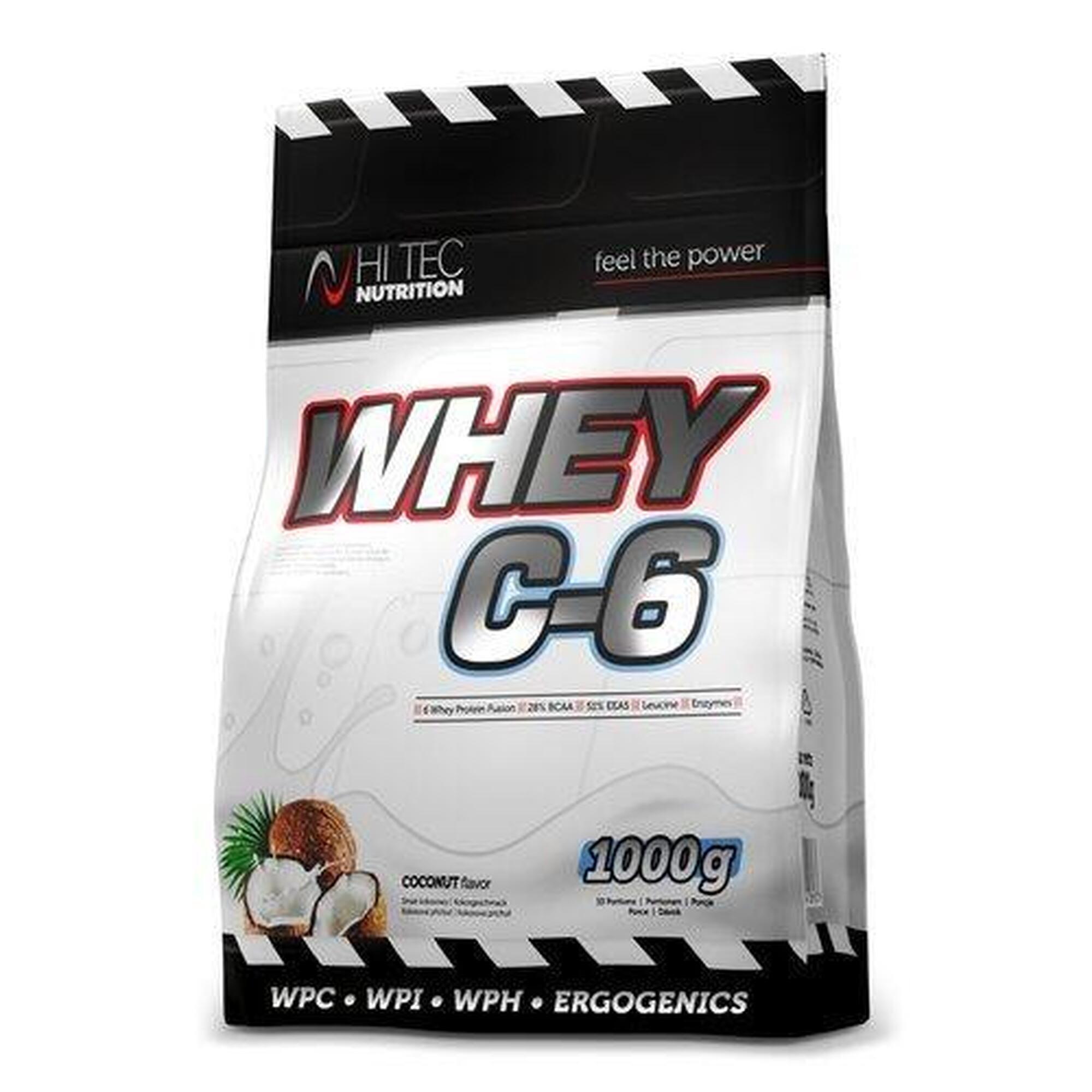 Odżywka białkowa HI TEC Whey C-6 1000g Kokosowy
