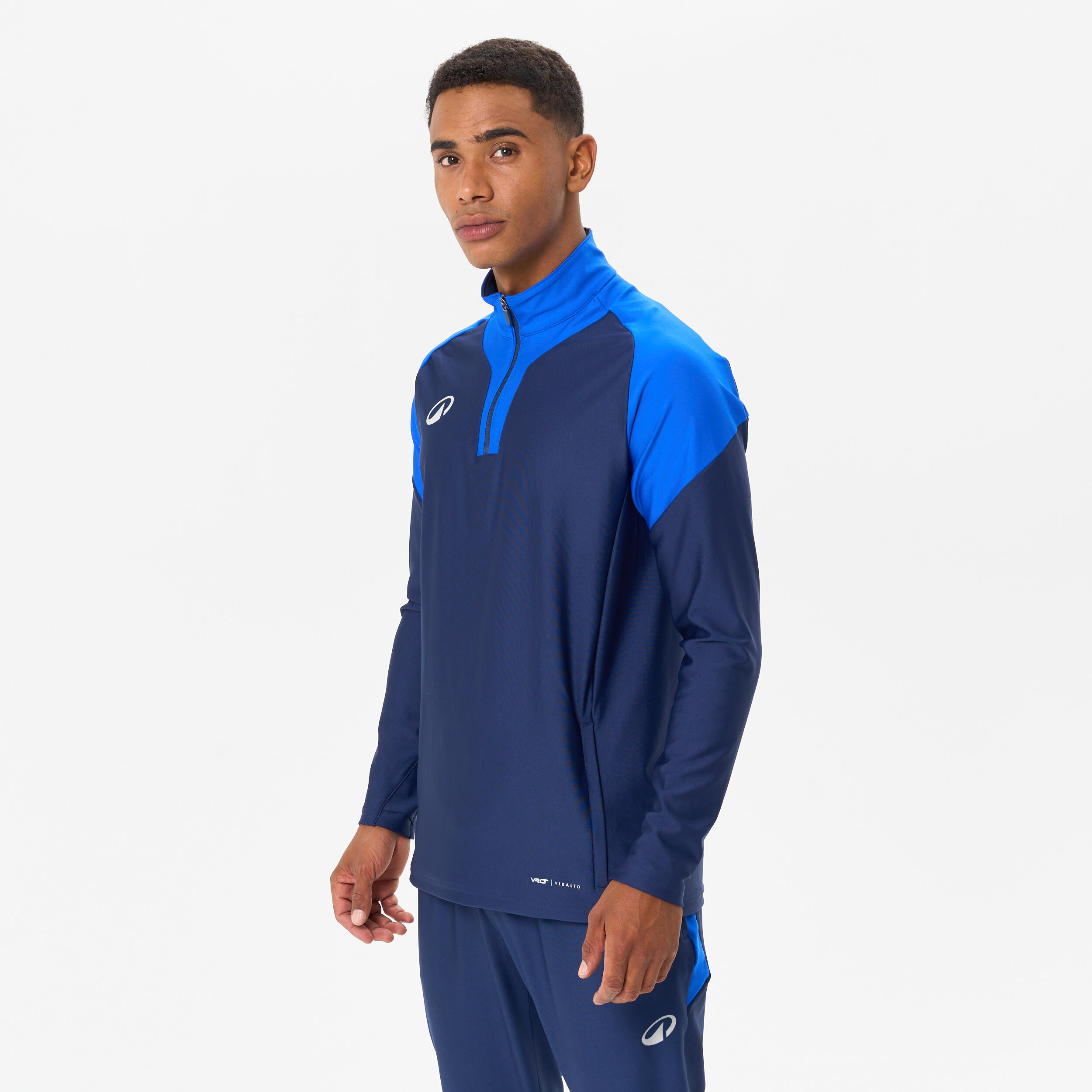 Bluza piłkarska Kipsta Viralto Club na krótki suwak