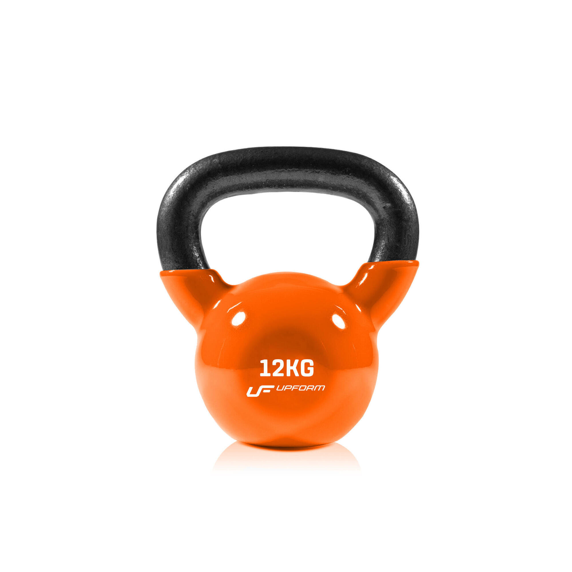 Hantla winylowa żeliwna Kettlebell 12 kg UpForm