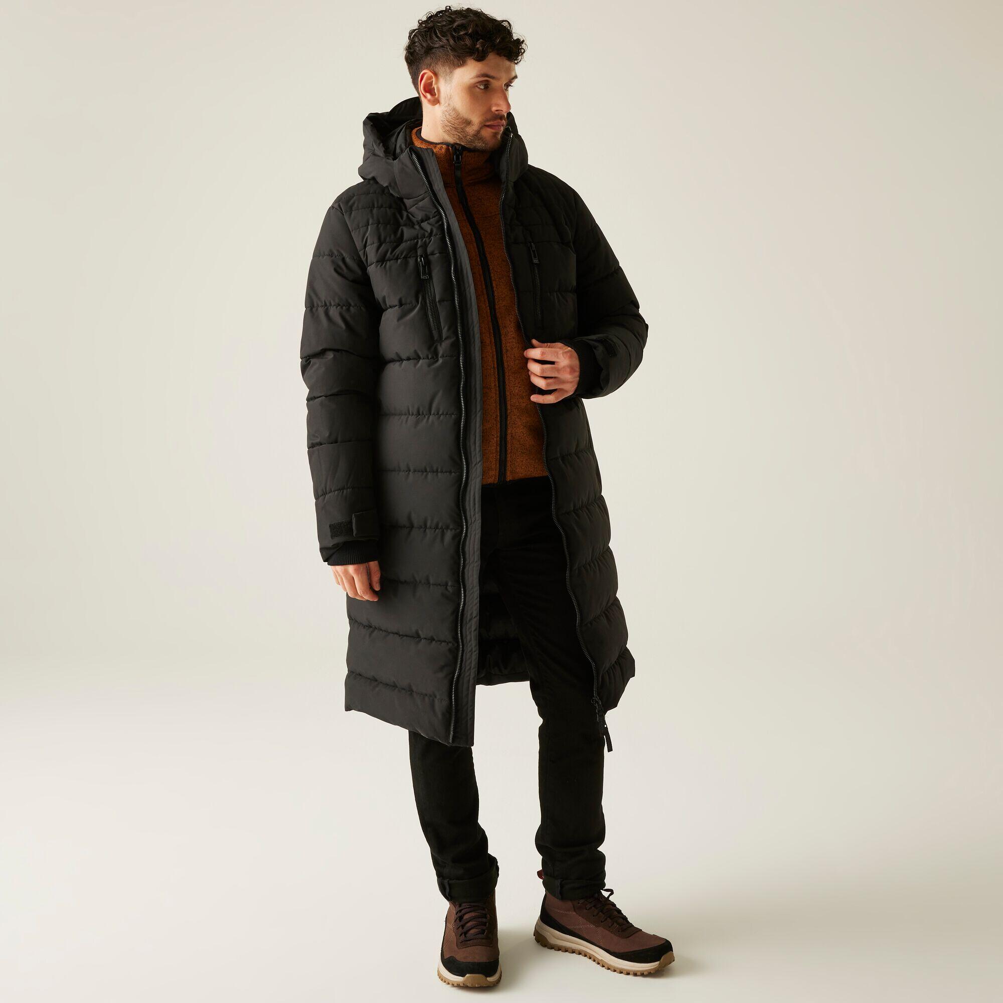 Płaszcz męski zimowy ocieplany Mottere