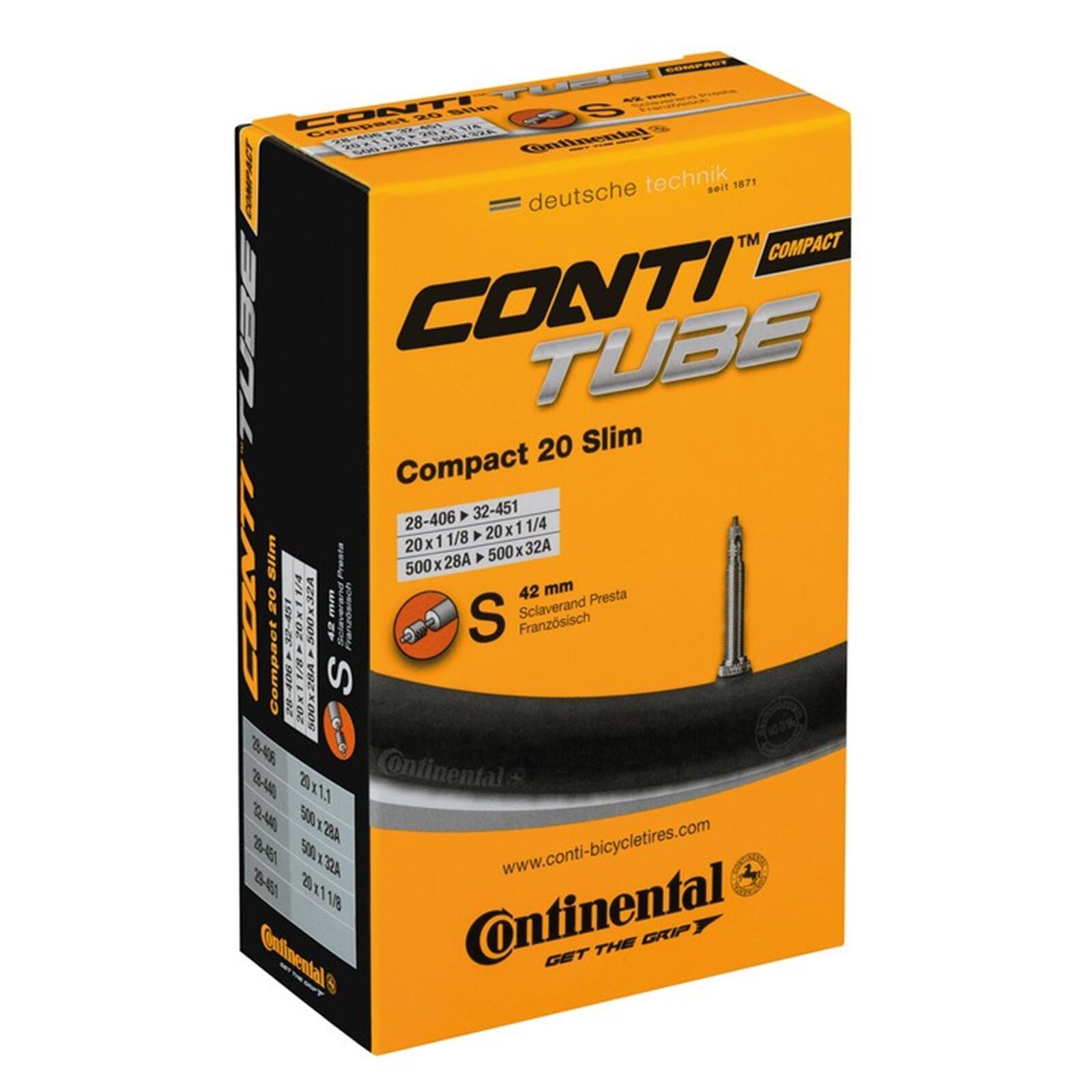 Komora powietrzna zaworu Presta Continental 20 x 1 1/8-1 1/4 28-406 à 32-451