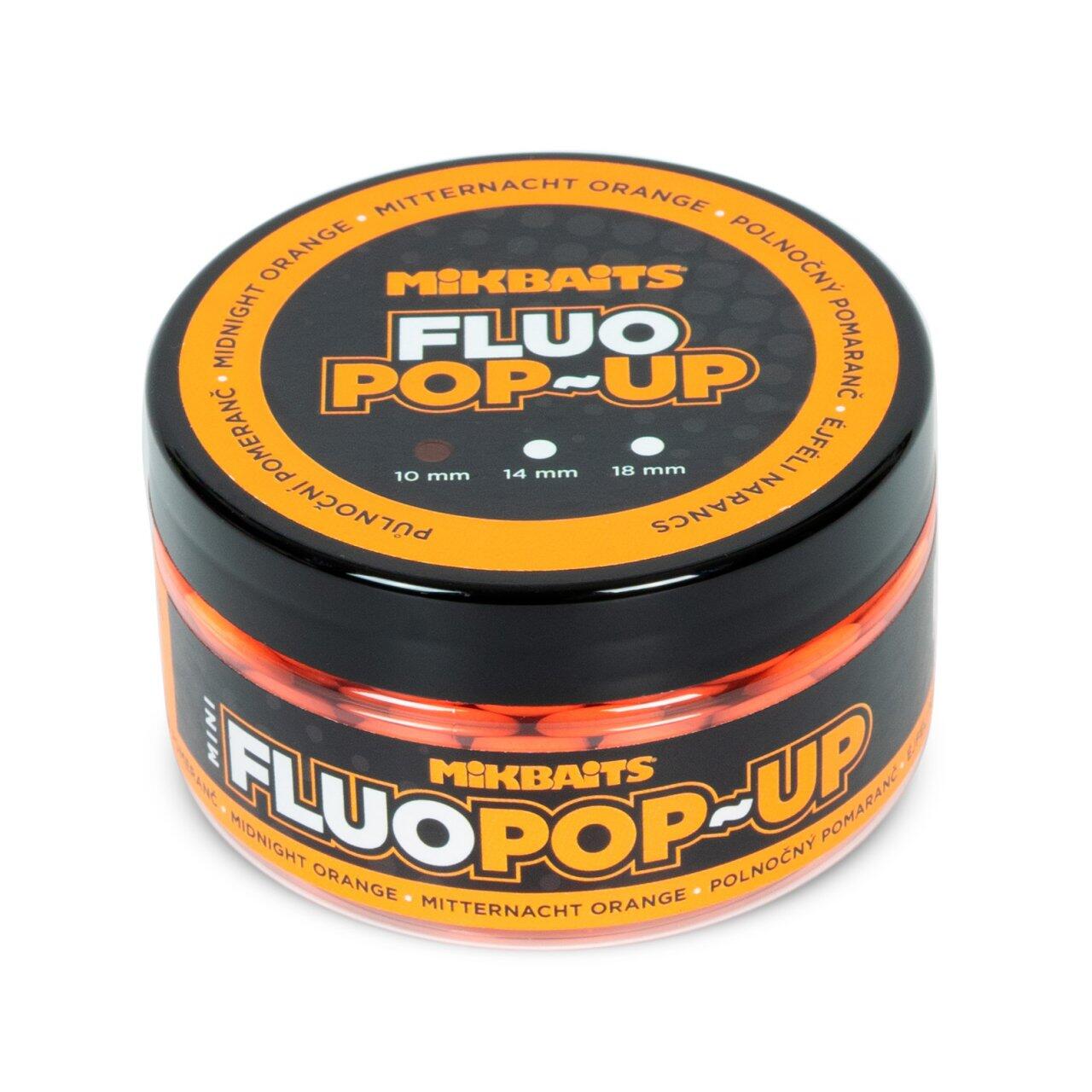 Przynęta Kulki Mikbaits Pop-Up Fluo 10Mm- Północna Pomarańcza