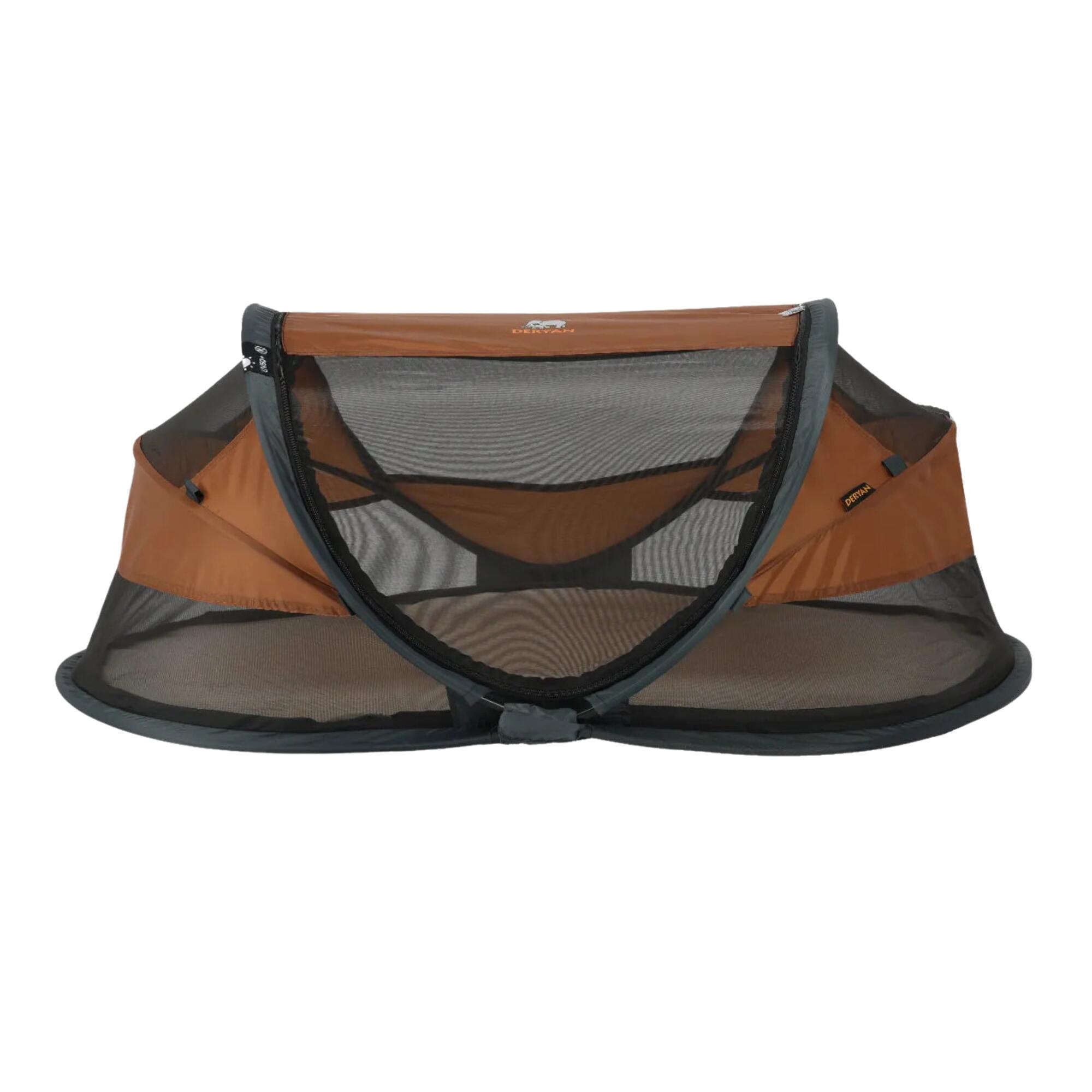 Deryan Baby Luxury Camping Bed – w tym samopompujący materac – czarny