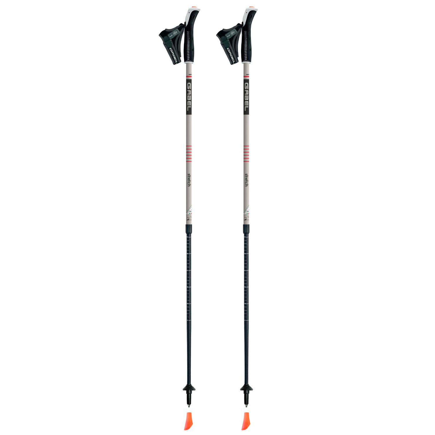 Kije do nordic walking teleskopowe Gabel Stretch Ice 75-130 cm