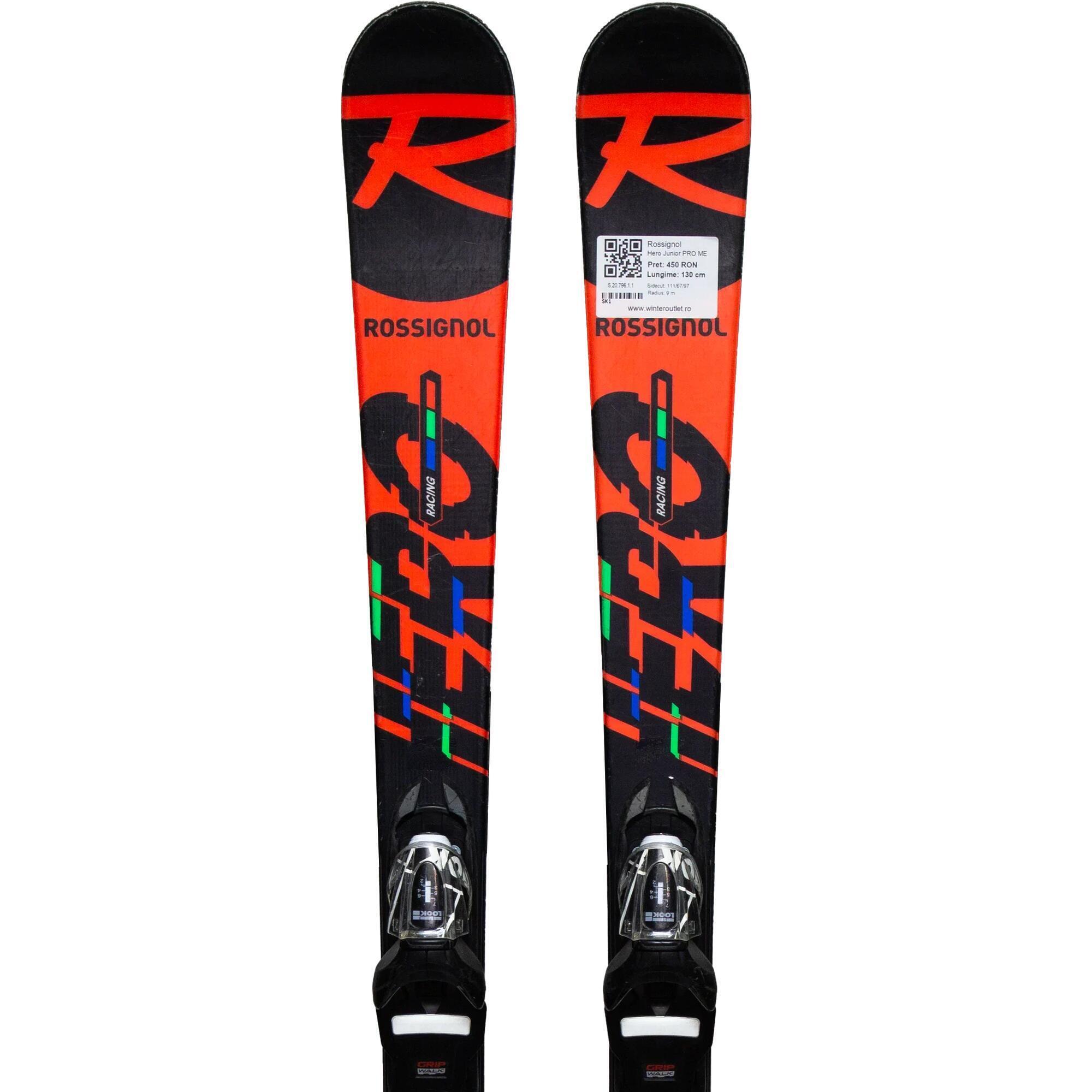 Second Life- Narty ROSSIGNOL Hero Junior PRO ME, 130 cm - Stan dobry
