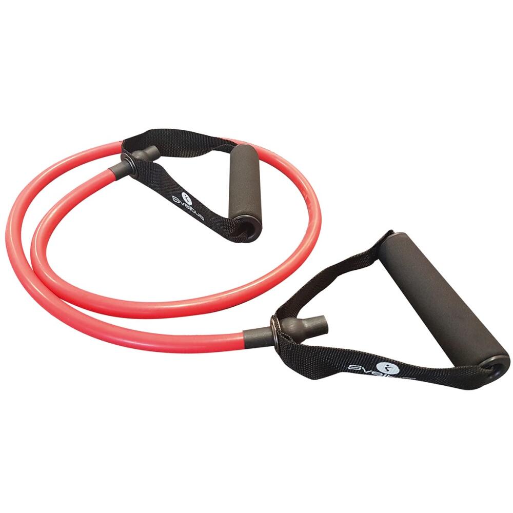 Guma z uchwytem Sveltus, mocna, czerwona